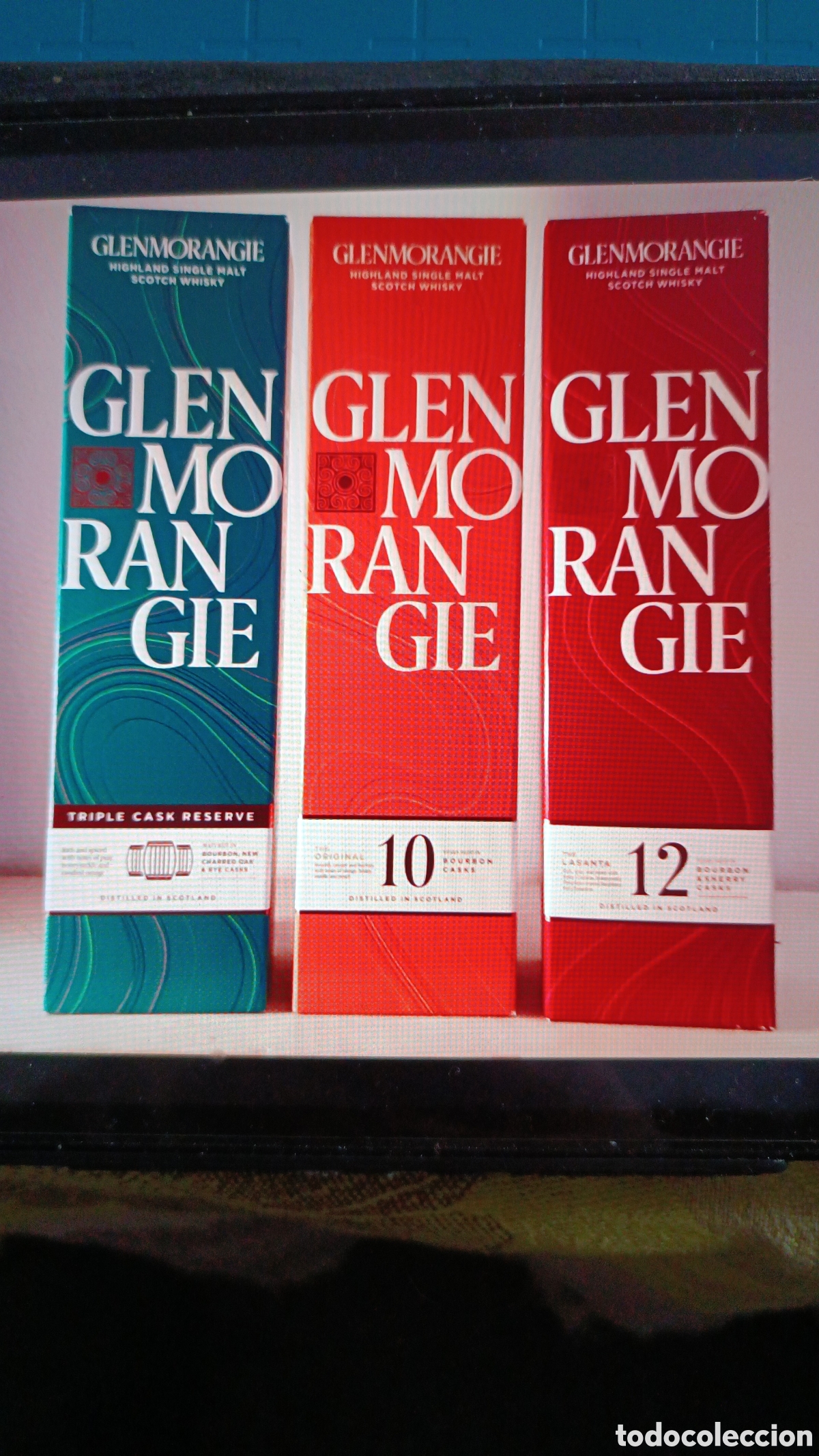 Coleccionismo de vinos y licores: LOTE DE 3 BOTELLAS DE WHISKY GLENMORANGIE