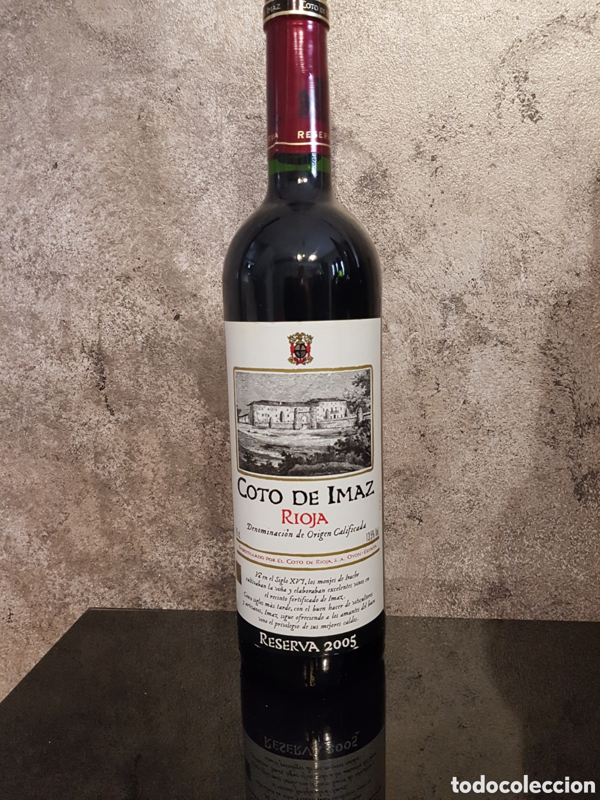 Coleccionismo de vinos y licores: Vino Denominaci&oacute;n de origen RESERVA 200519