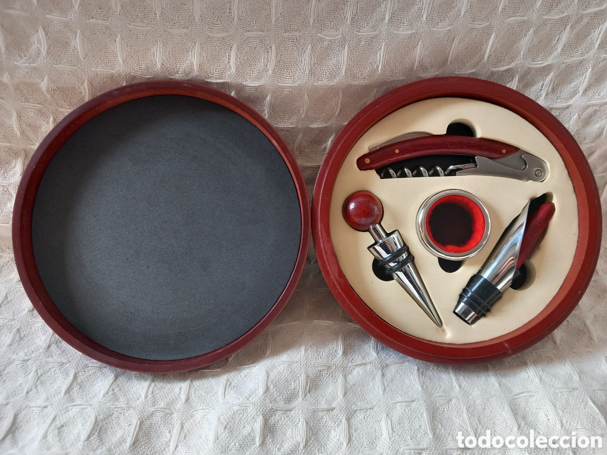 Coleccionismo de vinos y licores: Set accesorios para vino