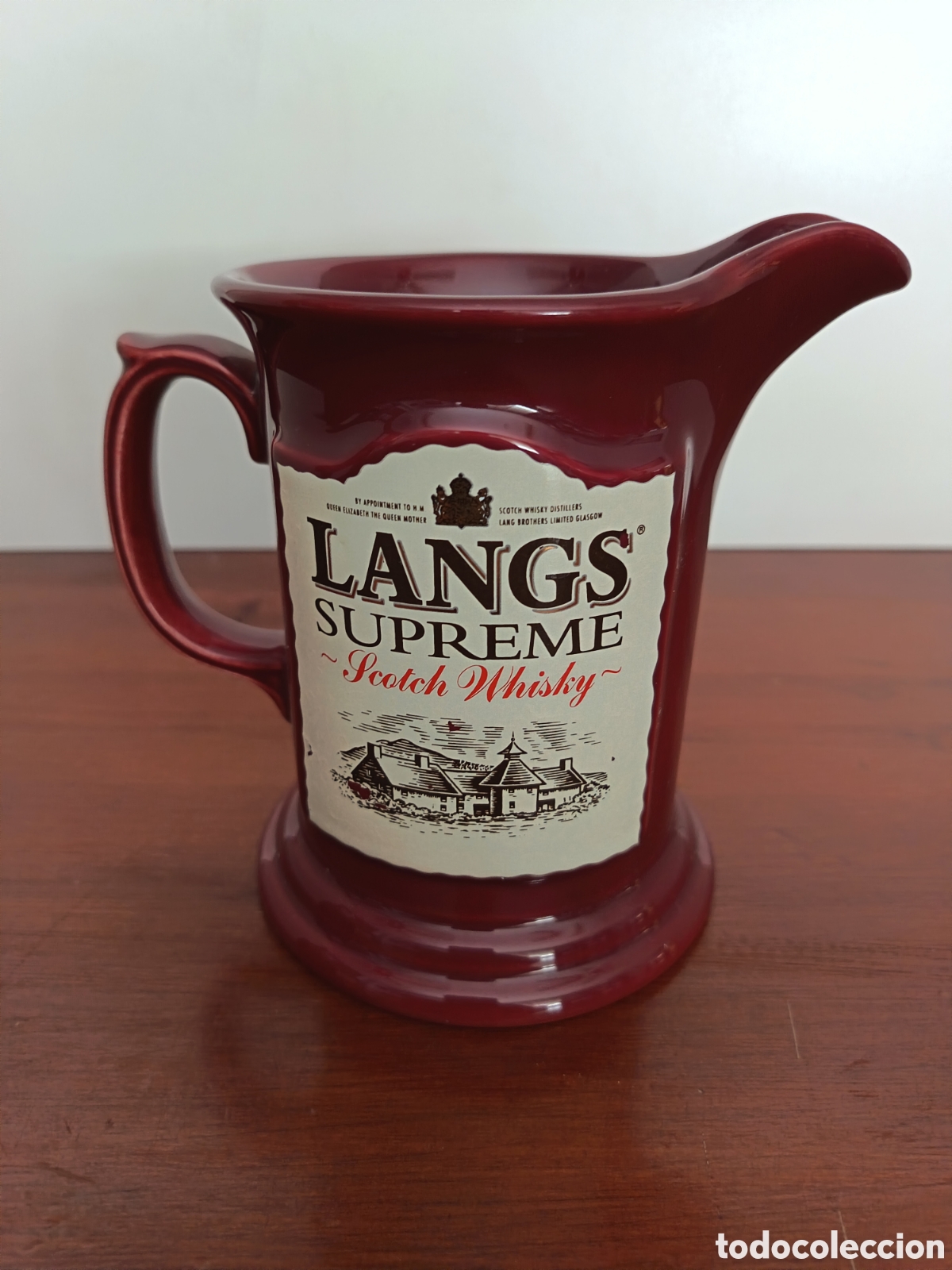 Coleccionismo de vinos y licores: Jarra de Colecci&oacute;n Langs Supreme