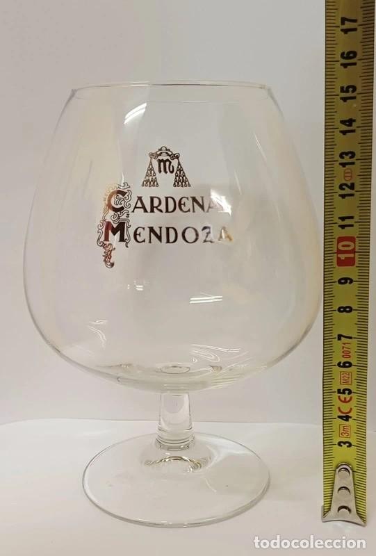 Coleccionismo de vinos y licores: Copa brandy Cardenal Mendoza 40cl A&Ntilde;OS 80s