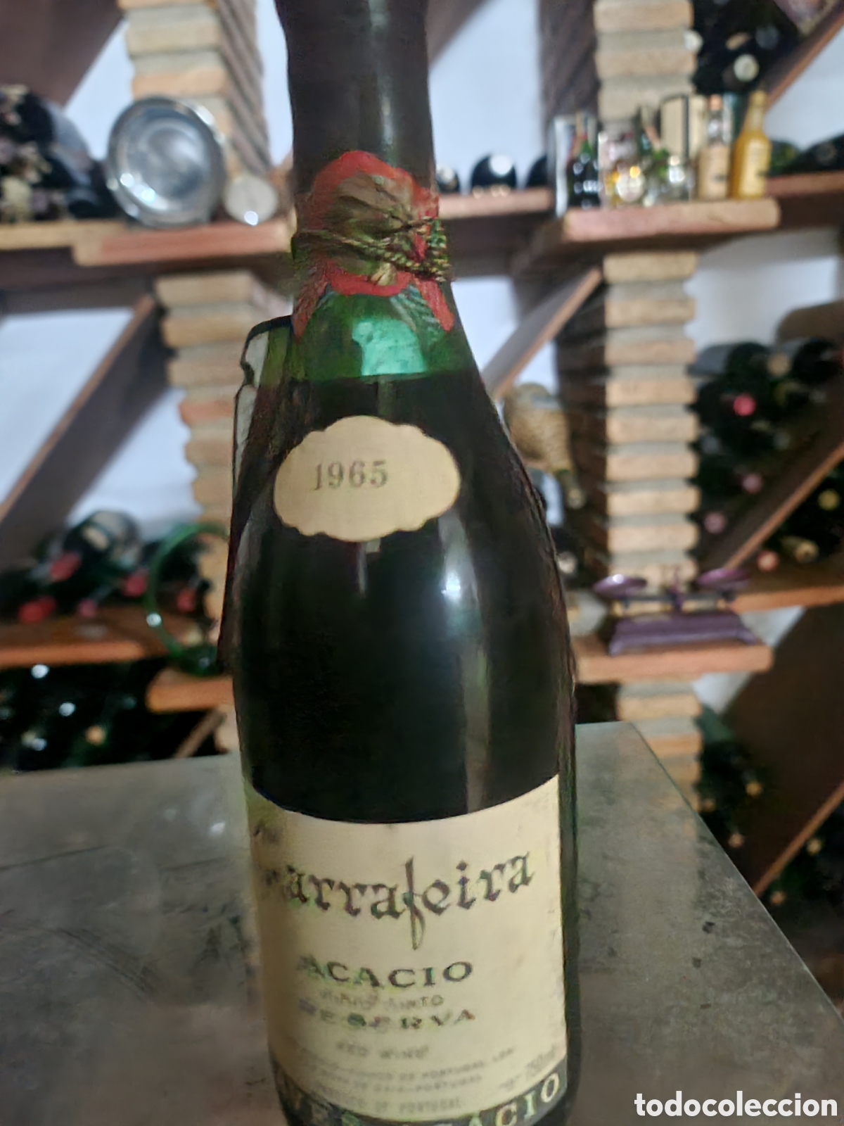 Coleccionismo de vinos y licores: 1965 Ac&aacute;cio Moreira da Rocha Garrafeira