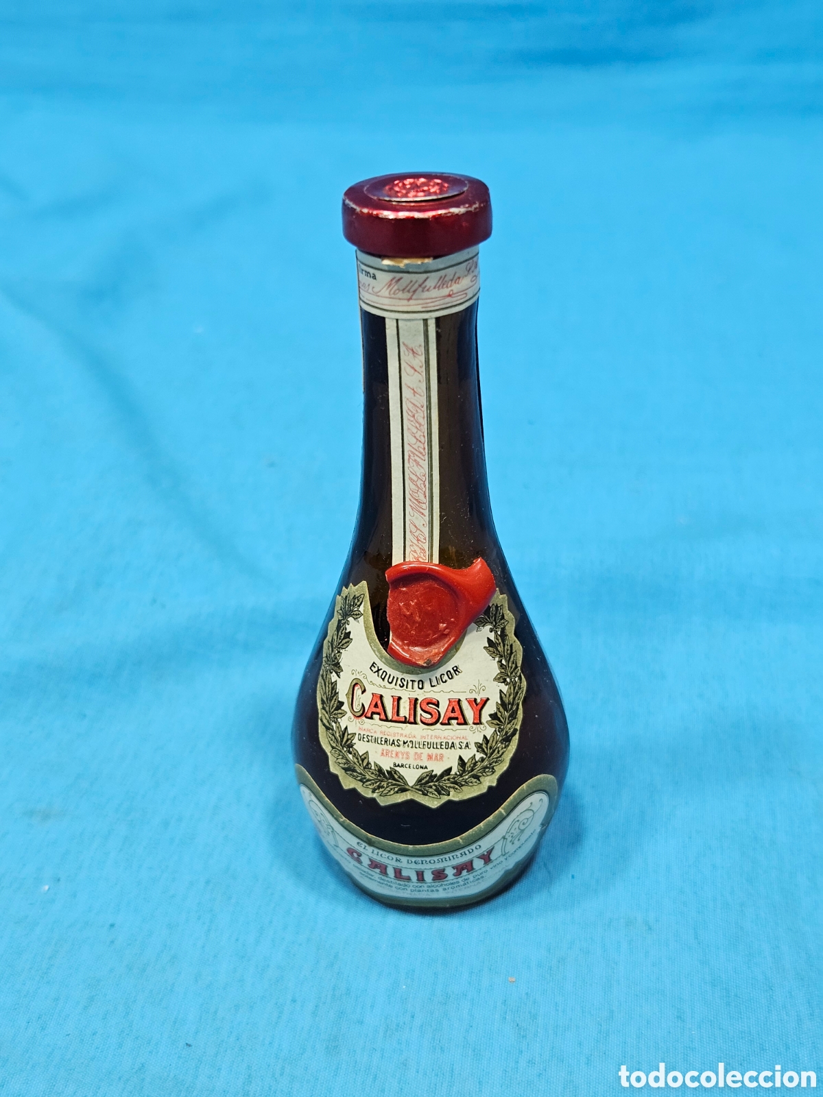 Collection of wines and liquors: MINI BOTELLA BOTELLIN ESQUISITO LICOR CALISAY