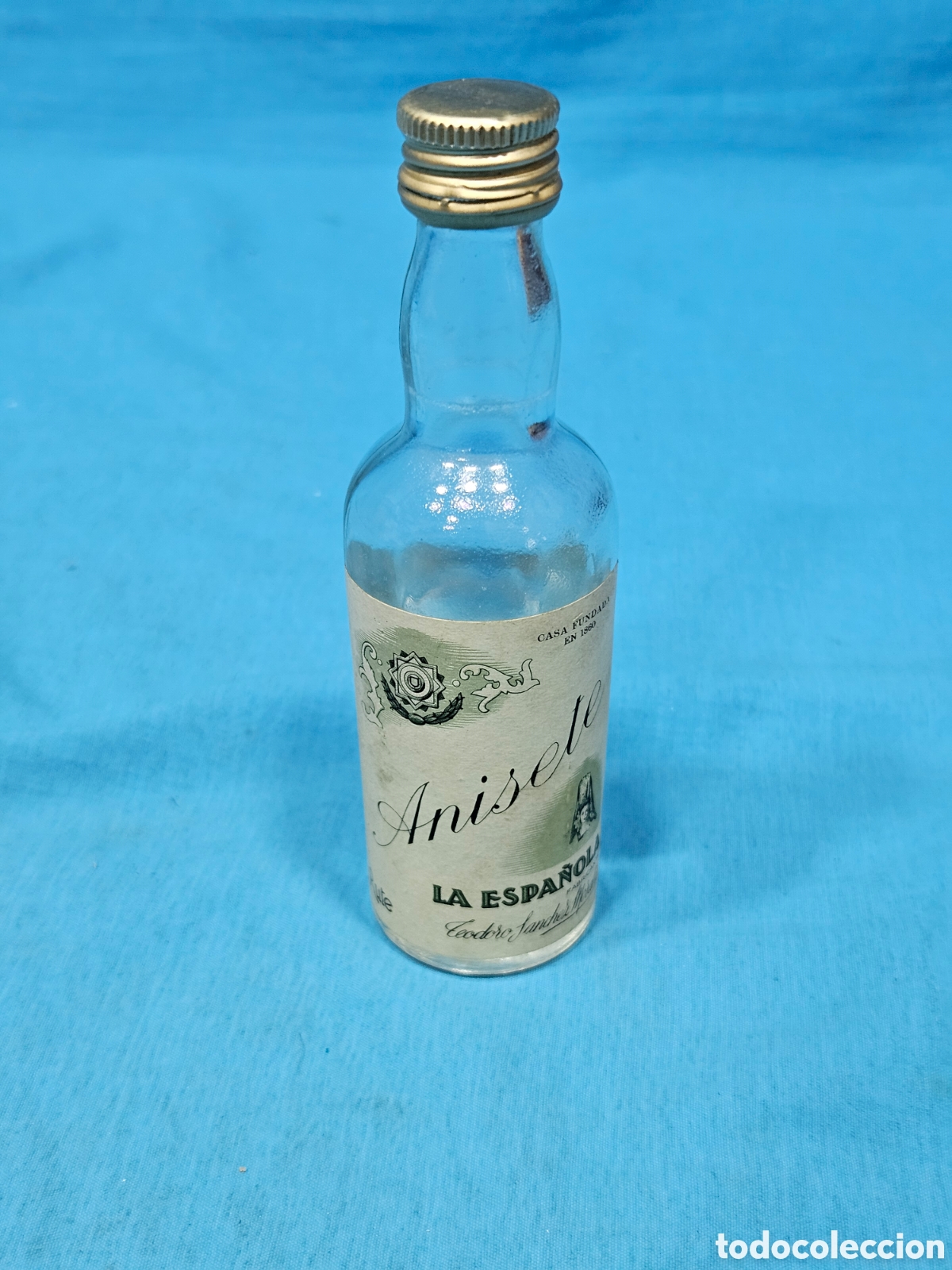 Coleccionismo de vinos y licores: MINI BOTELLA BOTELLIN ANISETE. LA ESPA&Ntilde;OLA