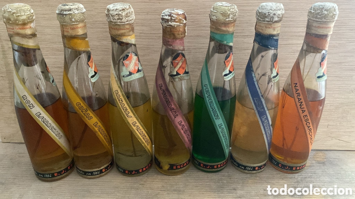 Coleccionismo de vinos y licores: Lote 7 escarchados Escat