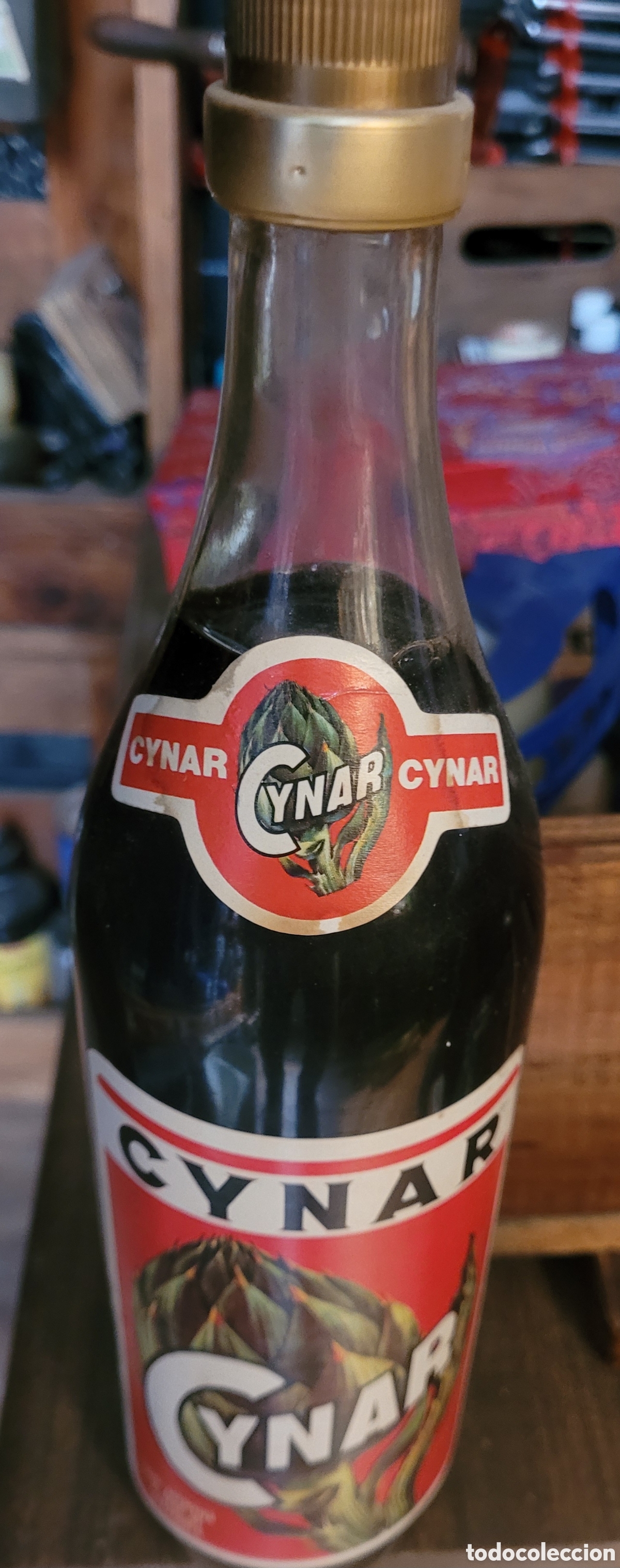 Coleccionismo de vinos y licores: ANTIGUA BOTELLA DE CYNAR