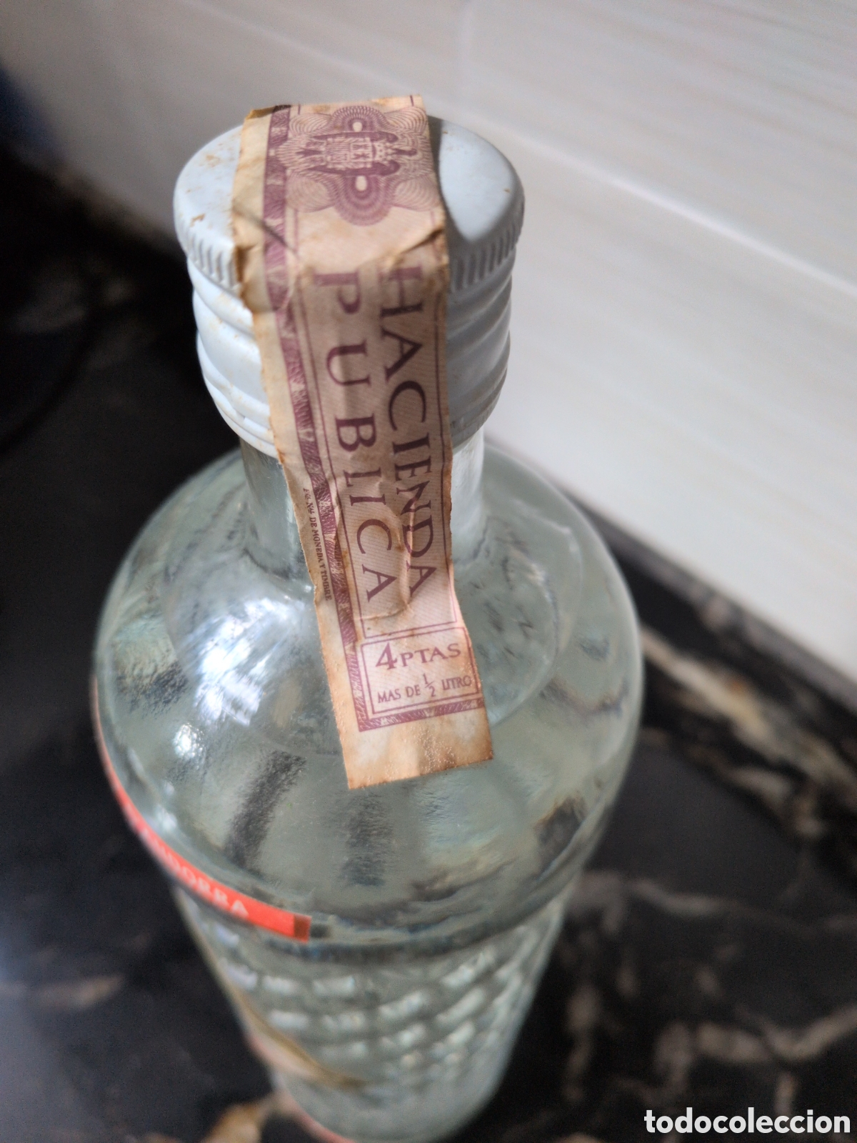 Coleccionismo de vinos y licores: Botella de An&iacute;s La Pubilla - Foto 3