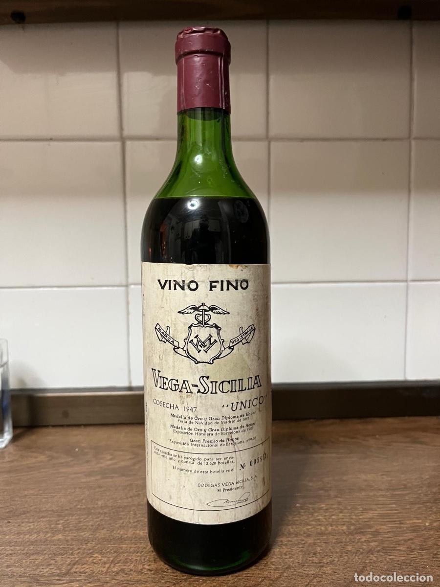 Coleccionismo de vinos y licores: VEGA SICILIA &Uacute;nico cosecha de 1947. Para coleccionistas