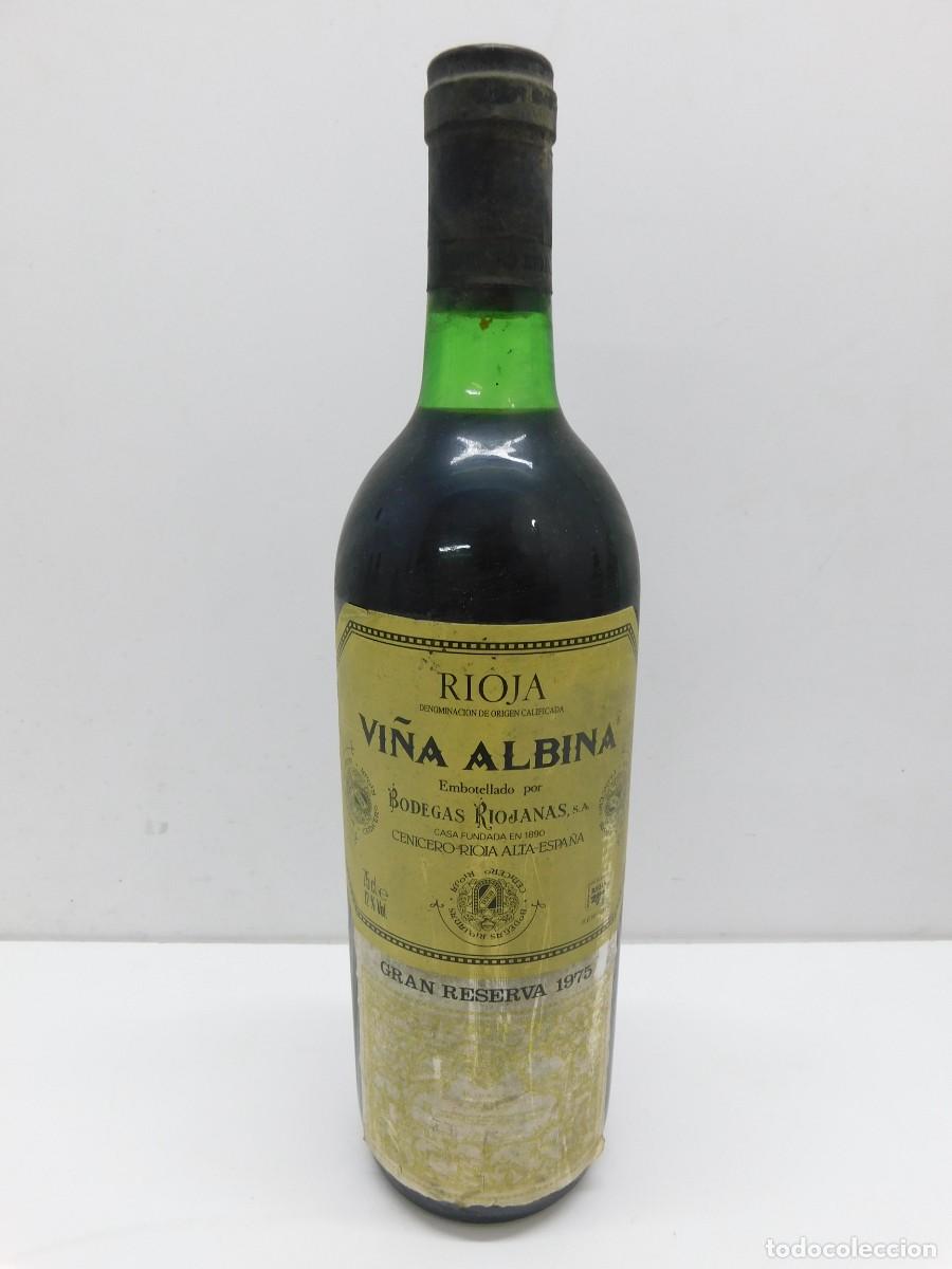 Coleccionismo de vinos y licores: RIOJA VI&Ntilde;A ALBINA - GRAN RESERVA 1975