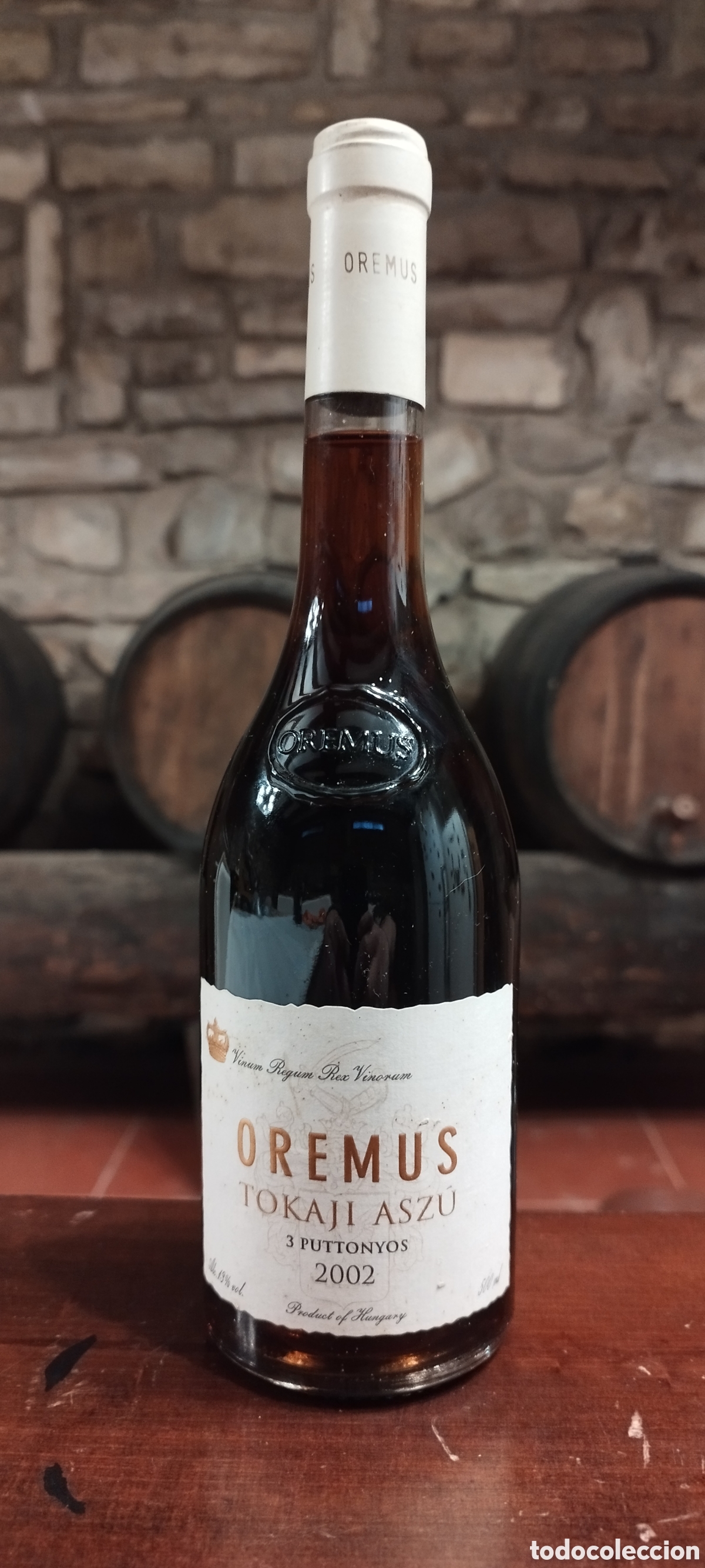 Coleccionismo de vinos y licores: Oremus Tokaji Asz&uacute; 3 Puttonyos 2002 (Vega Sicilia) - Nivel Excelente