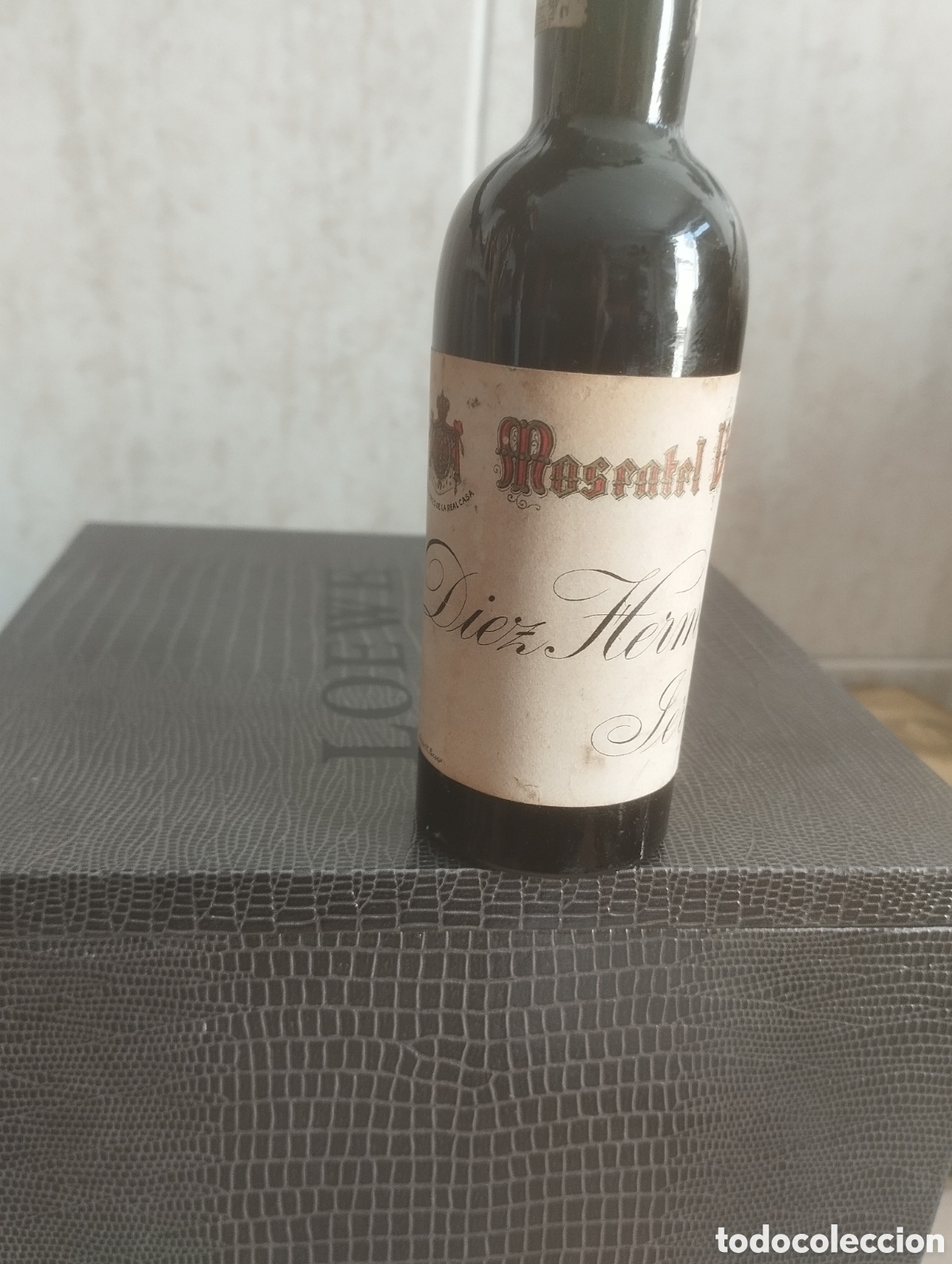 Coleccionismo de vinos y licores: BOTELLITA MOSCATEL VITORIA DIEZ HERMANOS-MUY ANTIGUA