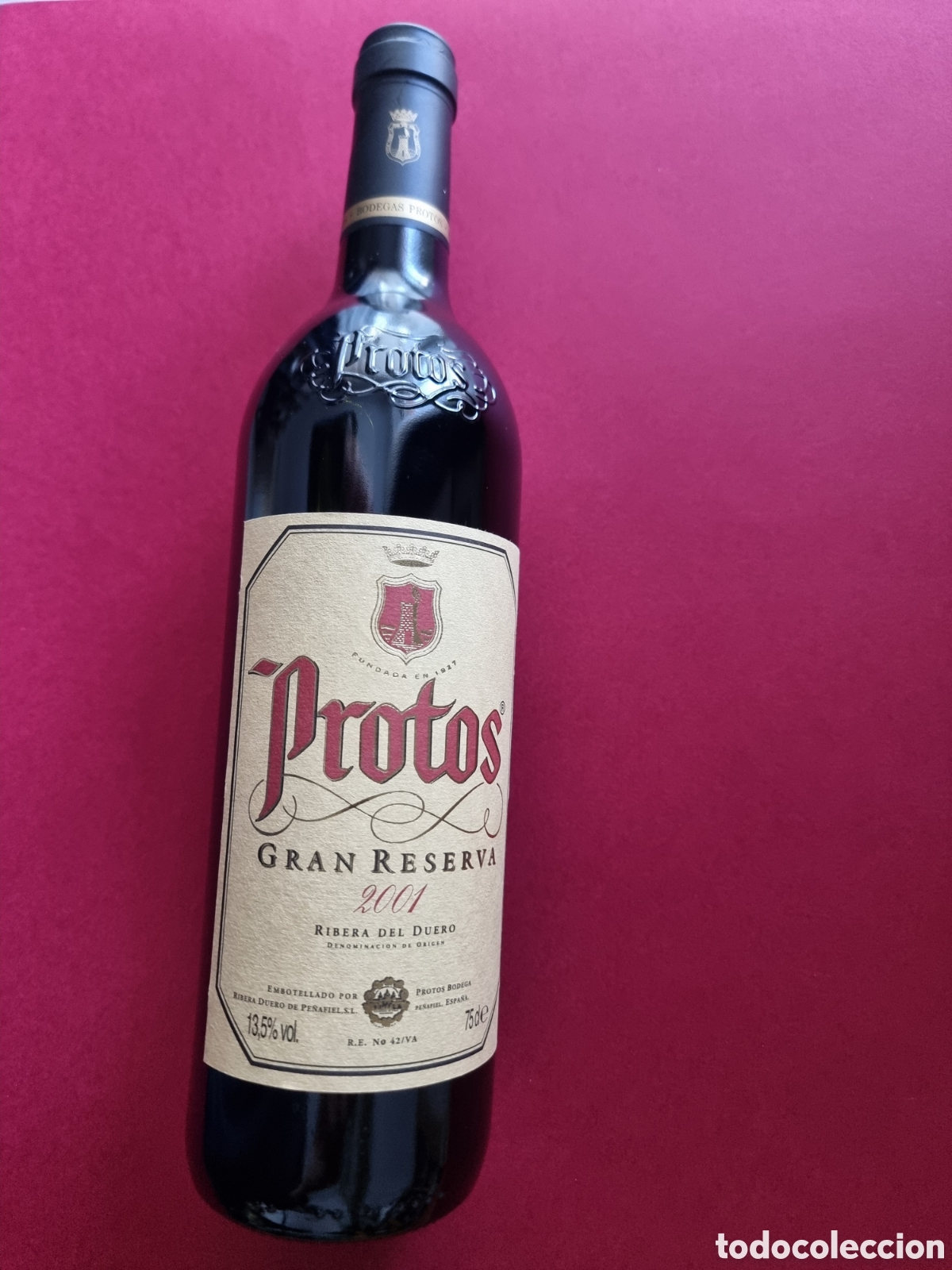 Coleccionismo de vinos y licores: Protos Gran Reserva 2001