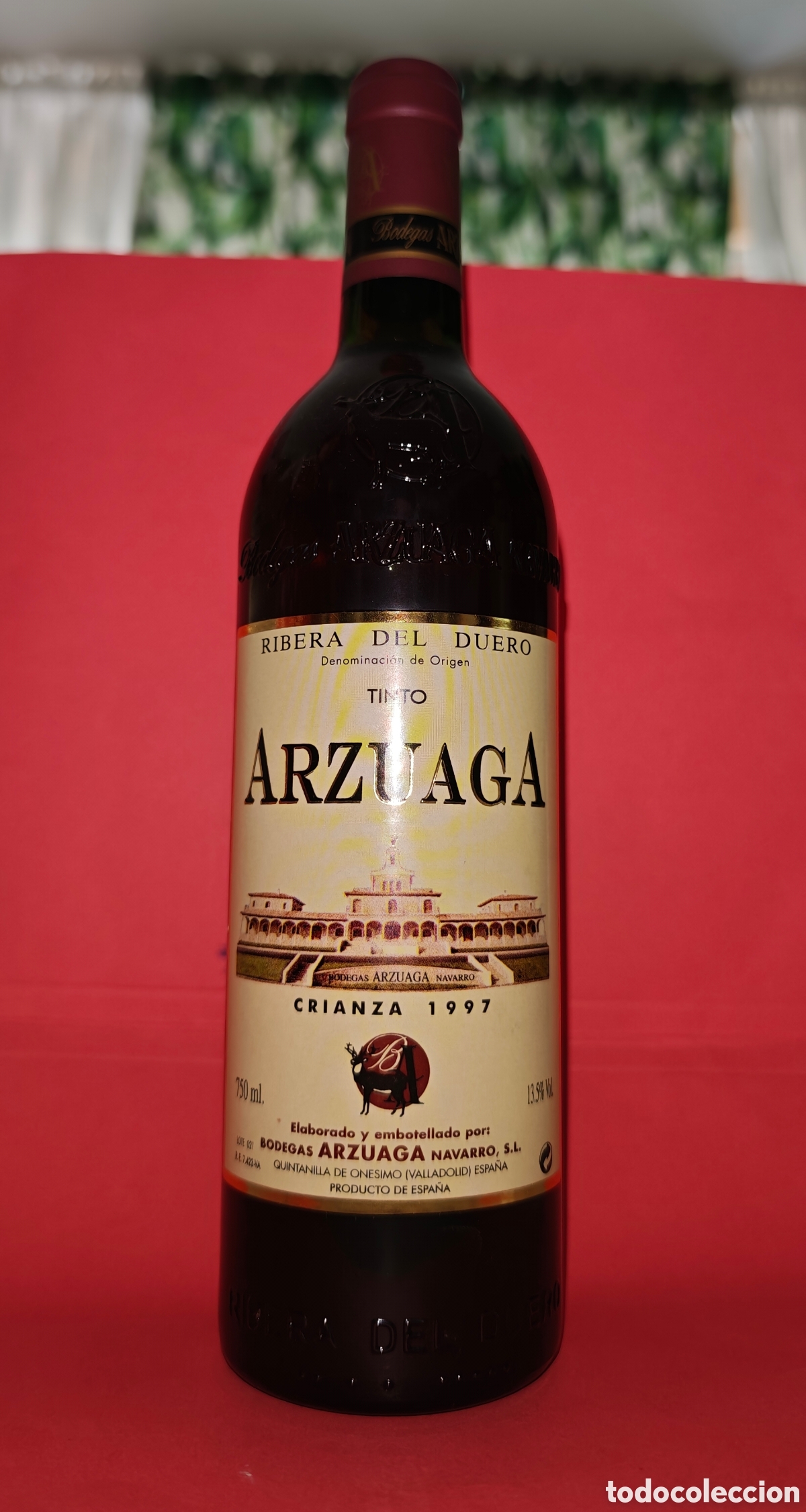 Coleccionismo de vinos y licores: Vino Tinto ARZUAGA Crianzo 1997 - Ribera de Duero, Bodegas Arzuaga Navarro
