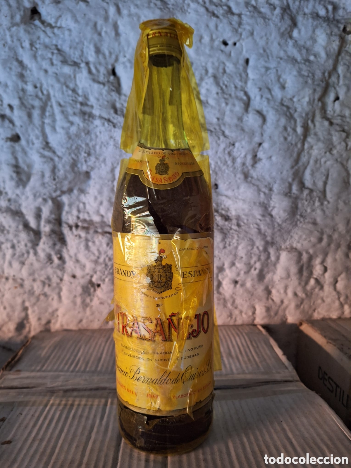 Coleccionismo de vinos y licores: Brandy Co&ntilde;ac Transa&ntilde;ejo - Foto 2