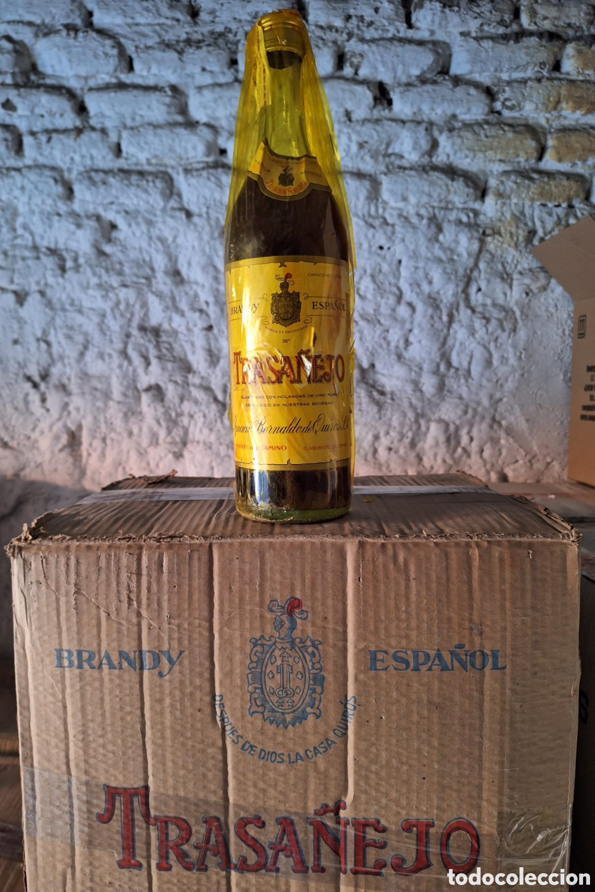 Coleccionismo de vinos y licores: Brandy Co&ntilde;ac Transa&ntilde;ejo - Foto 3