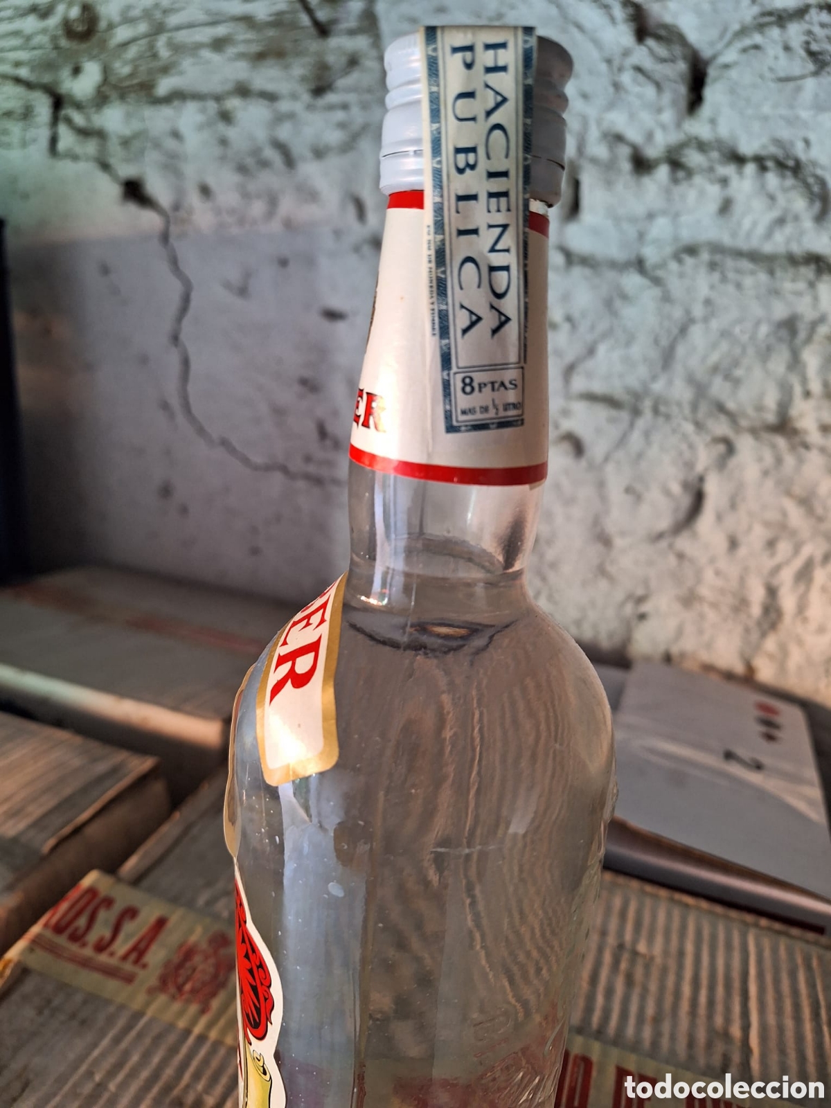 Coleccionismo de vinos y licores: Vodka Kiber de Antigua bodega