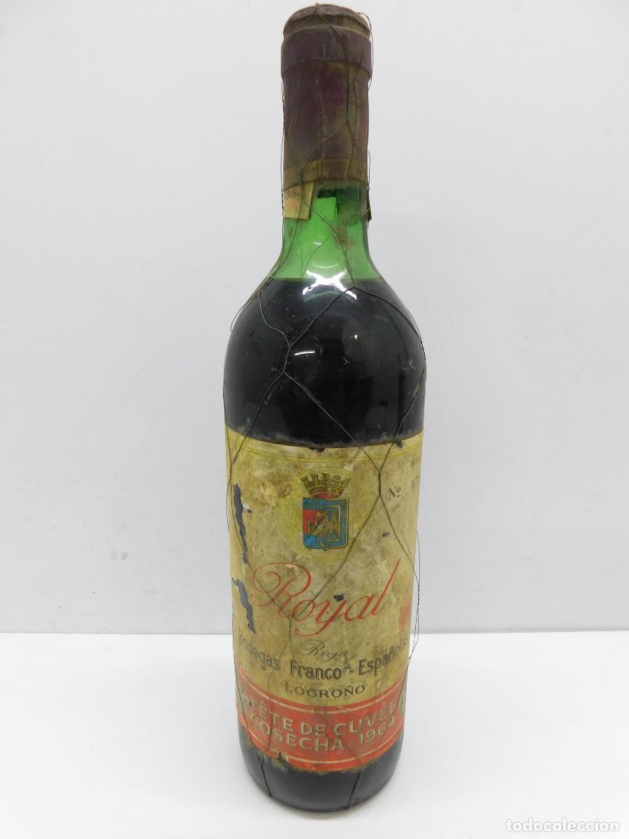 Collection of wines and liquors: RIOJA ROYAL - BODEGAS FRANCO-ESPA&Ntilde;OLAS - COSECHA 1964