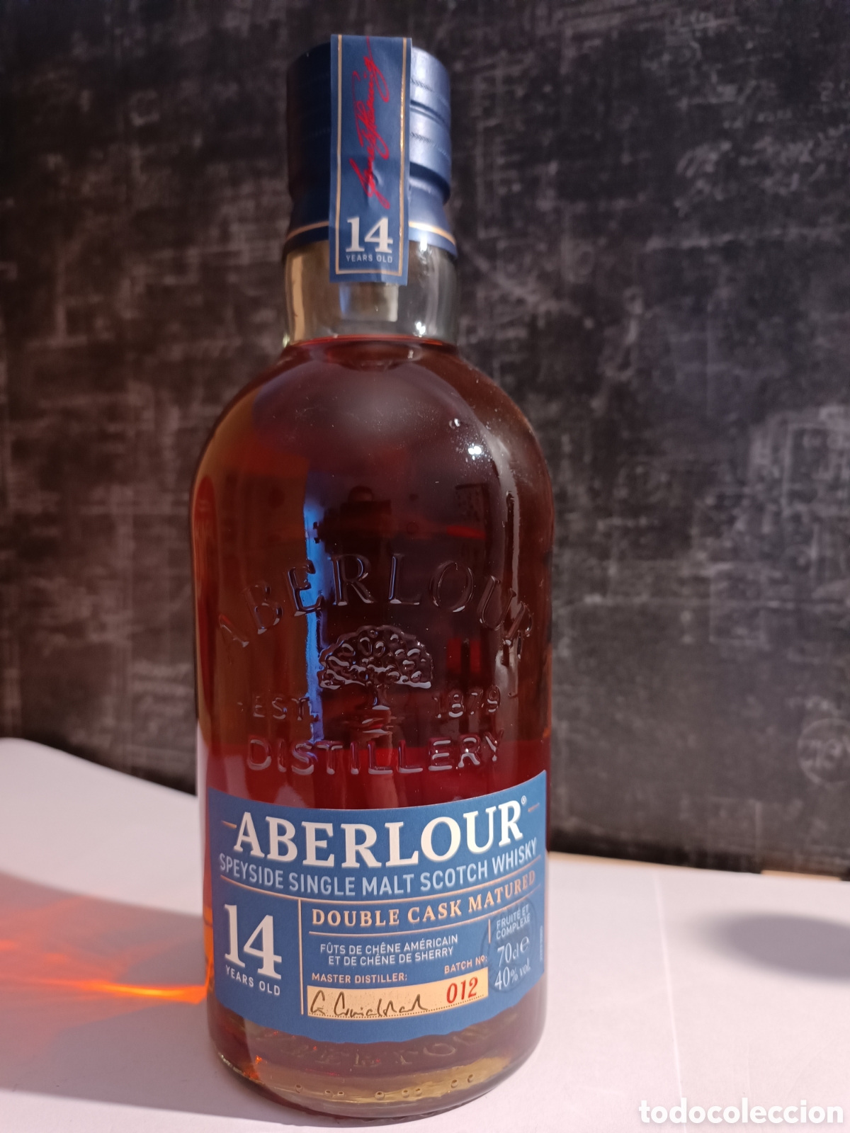 Colecionismo de vinhos e licores: BOTELLA DE WHISKY SINGLE MALT &rdquo;ABERLOUR 14 A&Ntilde;OS&rdquo;, DOUBLE CASK.