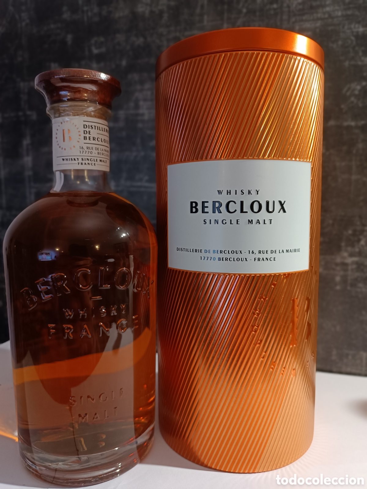 Coleccionismo de vinos y licores: BOTELLA DE WHISKY FRANC&Eacute;S SINGLE MALT&rdquo;BERCLOUX&rdquo;.