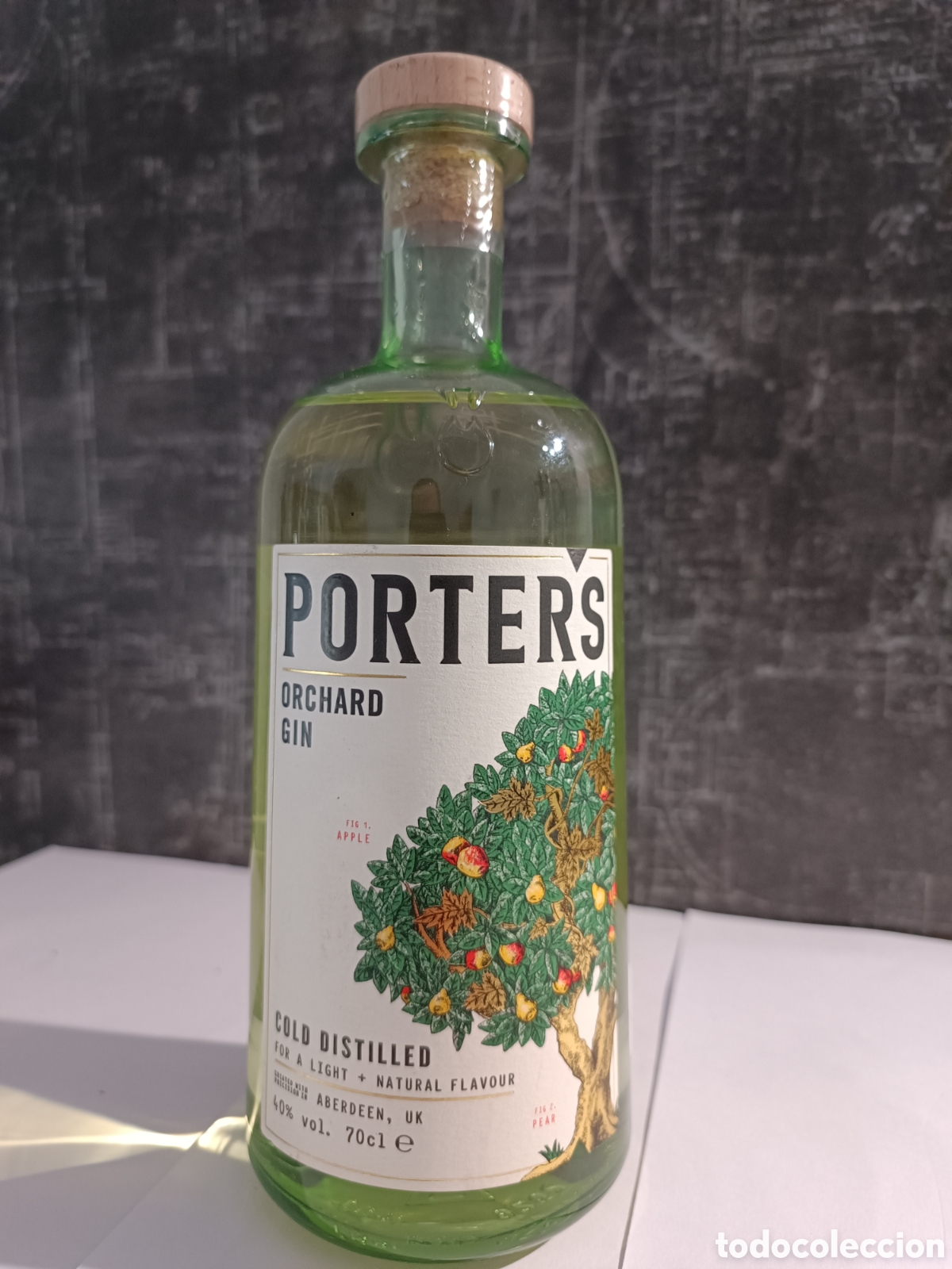 Coleccionismo de vinos y licores: BOTELLA DE GINEBRA &rdquo;PORTERS ORCHARD GIN&rdquo;.
