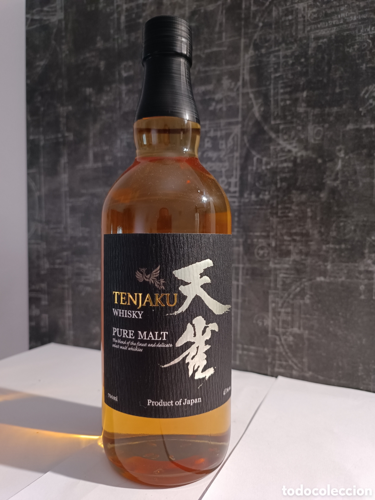 Coleccionismo de vinos y licores: BOTELLA DE WHISKY JAPON&Eacute;S &rdquo;TENJAKU PURE MALT&rdquo;.