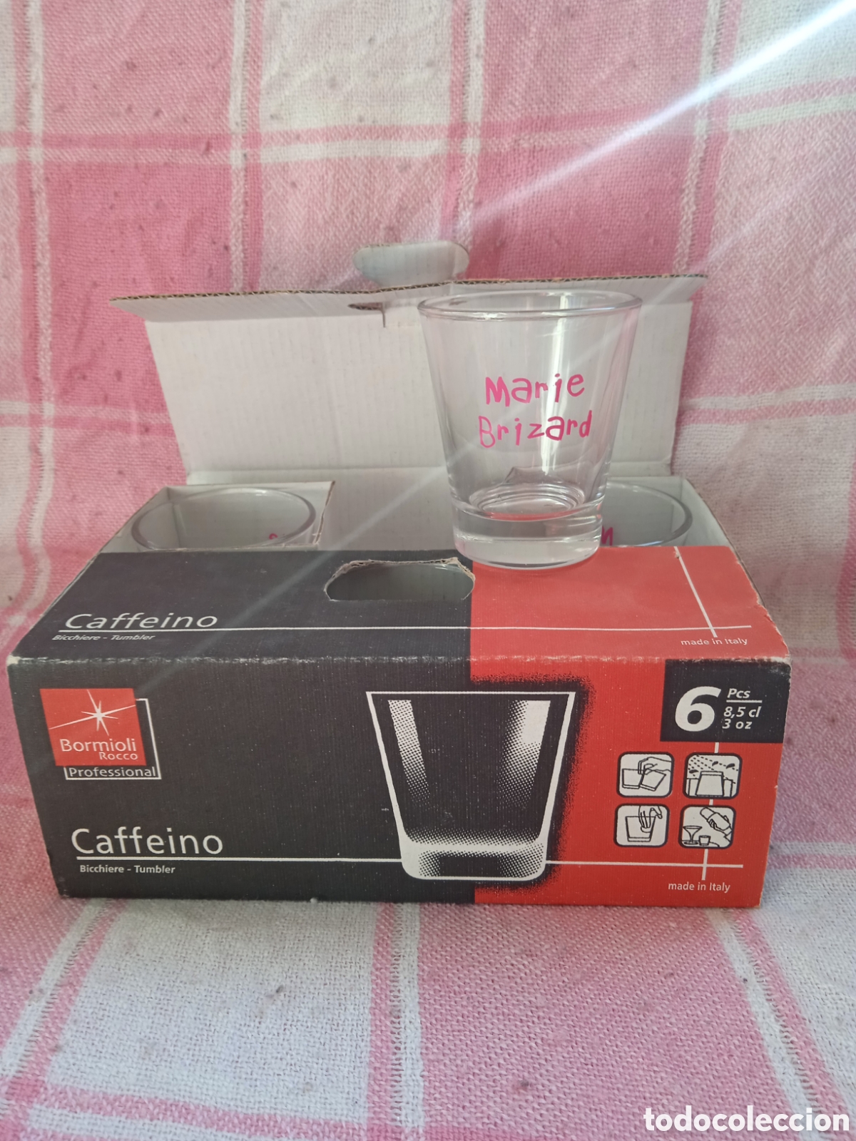 Coleccionismo de vinos y licores: 6 VASOS MARIE BRIZARD * CHUPITO