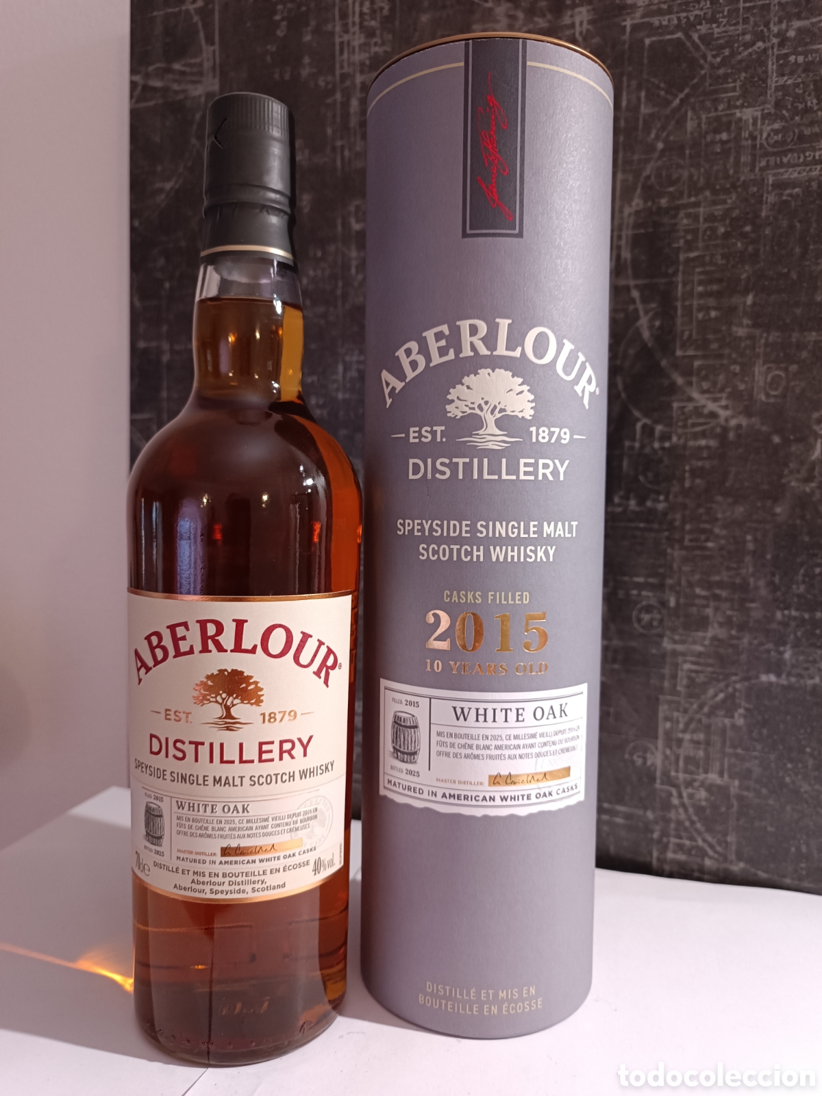 Coleccionismo de vinos y licores: BOTELLA DE WHISKY, SPEYSIDE SINGLE MALT, &rdquo;ABERLOUR 10 A&Ntilde;OS, WHITE OAK, 2015&rdquo;.