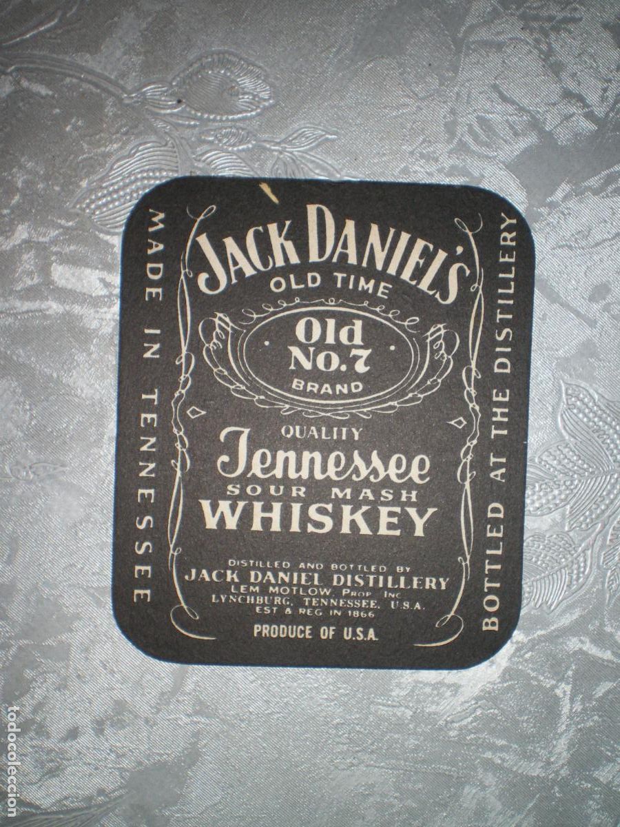 Coleccionismo de vinos y licores: POSAVASOS WHISKY JACK DANIELS