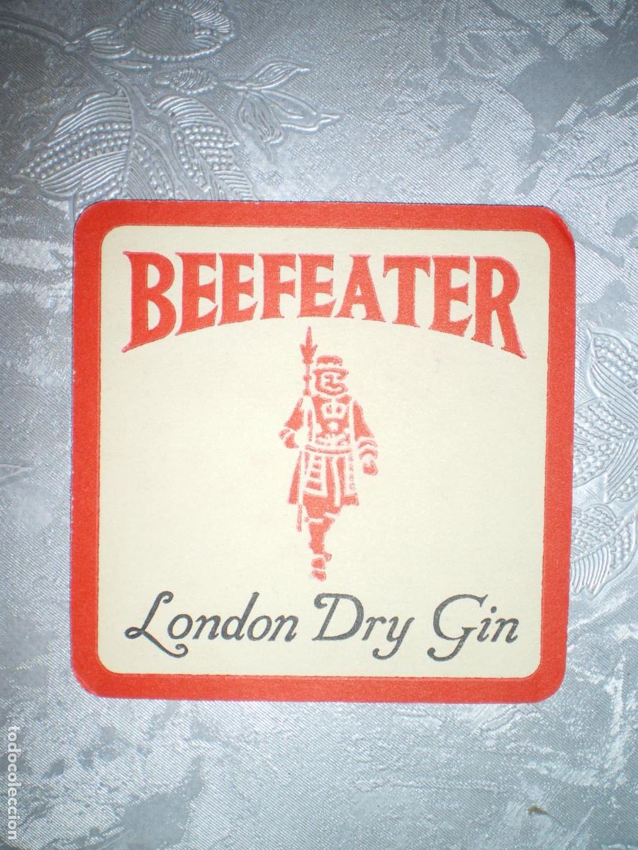 Coleccionismo de vinos y licores: POSAVASOS GINEBRA BEEFEATER