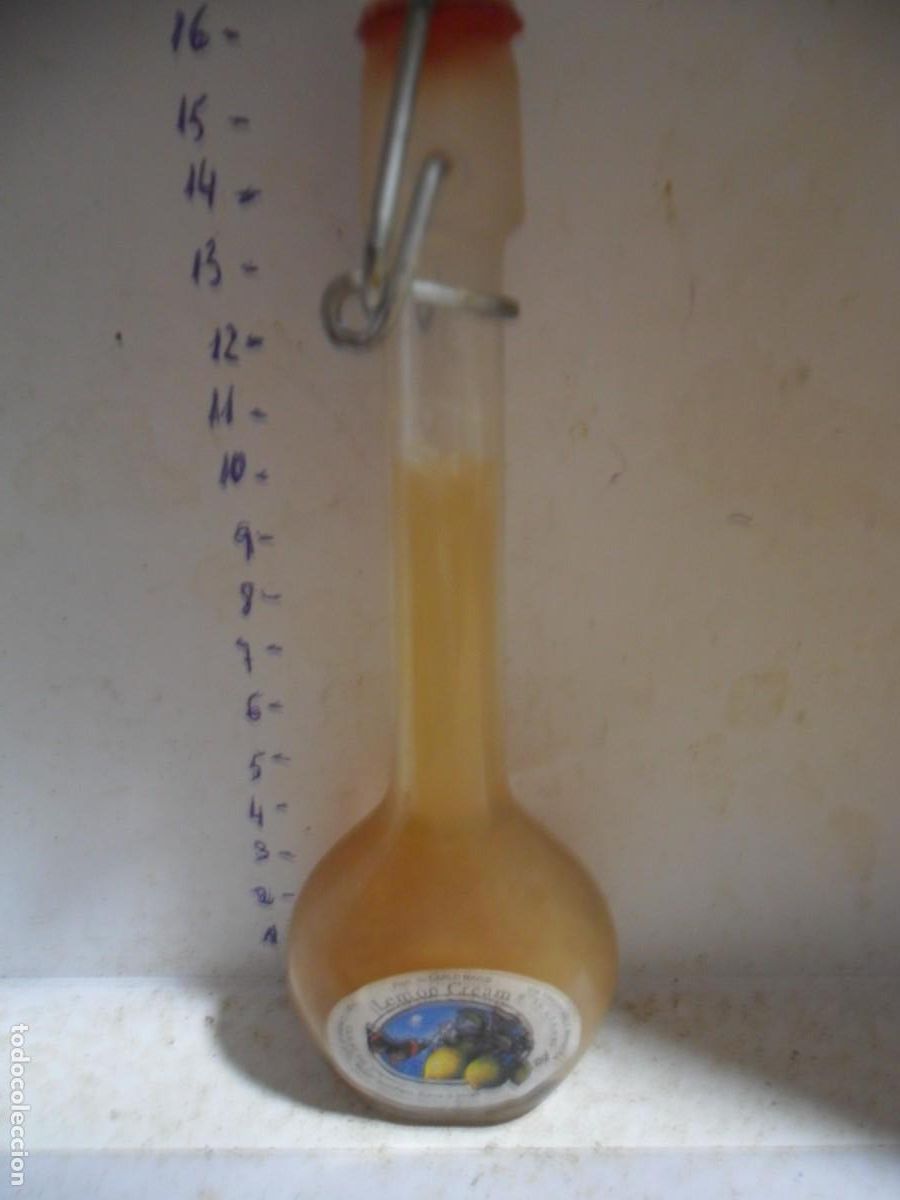 Coleccionismo de vinos y licores: BOTELLIN DE COLECCION CREMA DE LIMON ITALIA