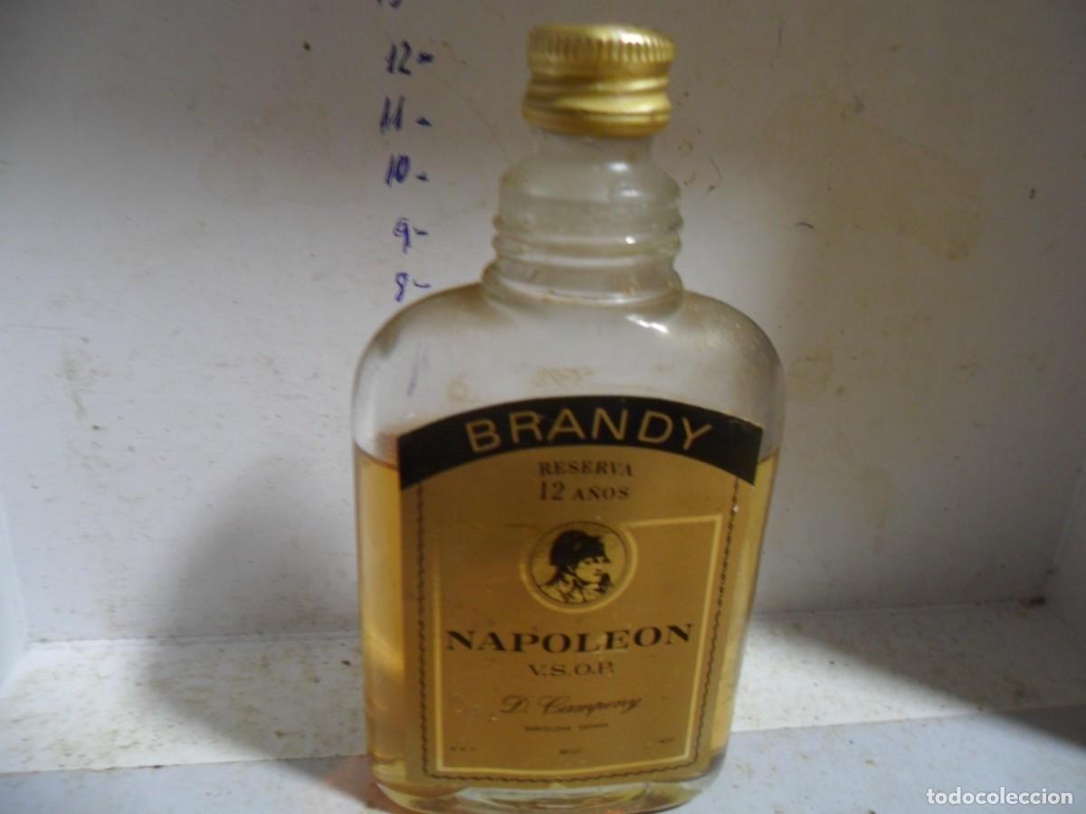 Collectionnisme de vins et liqueurs: BOTELLIN DE COLECCION PETACA BRANDY NAPOLEON CAMPENY