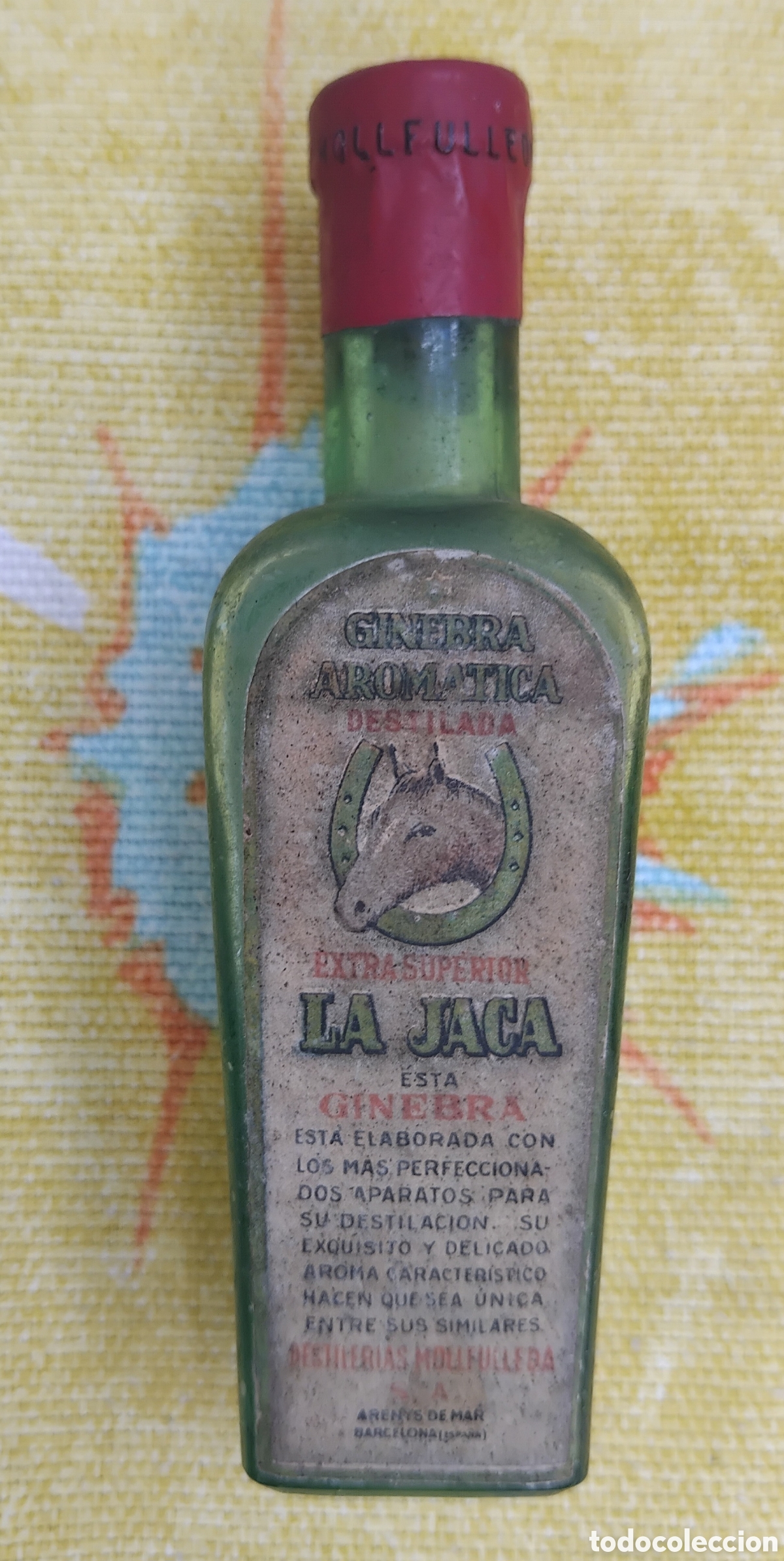 Coleccionismo de vinos y licores: Botellin miniatura La Jata de Mollfulleda. Rareza