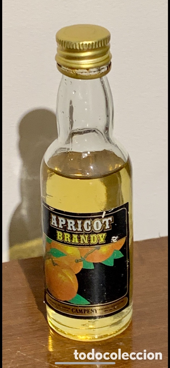 Coleccionismo de vinos y licores: Botella. Mini botella. Apricot Brandy. Campeny. Barcelona. A&ntilde;os 80.