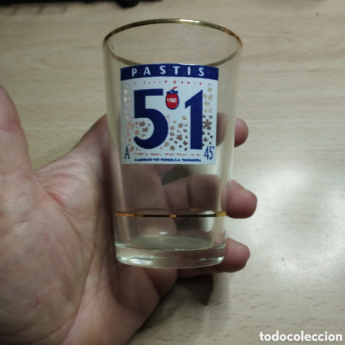 Coleccionismo de vinos y licores: Vaso serigraf&iacute;a. Licor de An&iacute;s Past&iacute;s. Pernord. Publicidad.