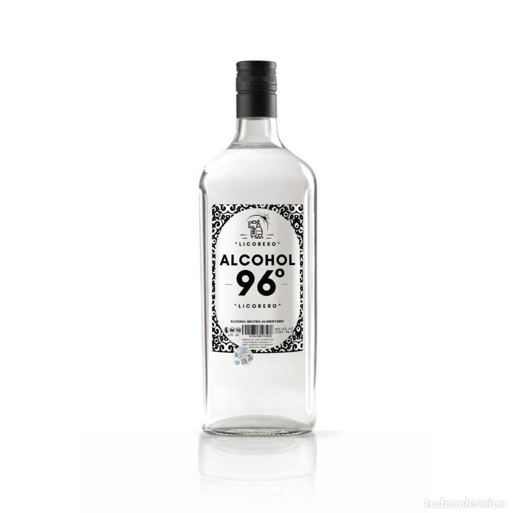 Coleccionismo de vinos y licores: Alcohol Para Hacer Licores 96&deg; Env&iacute;o Gratis