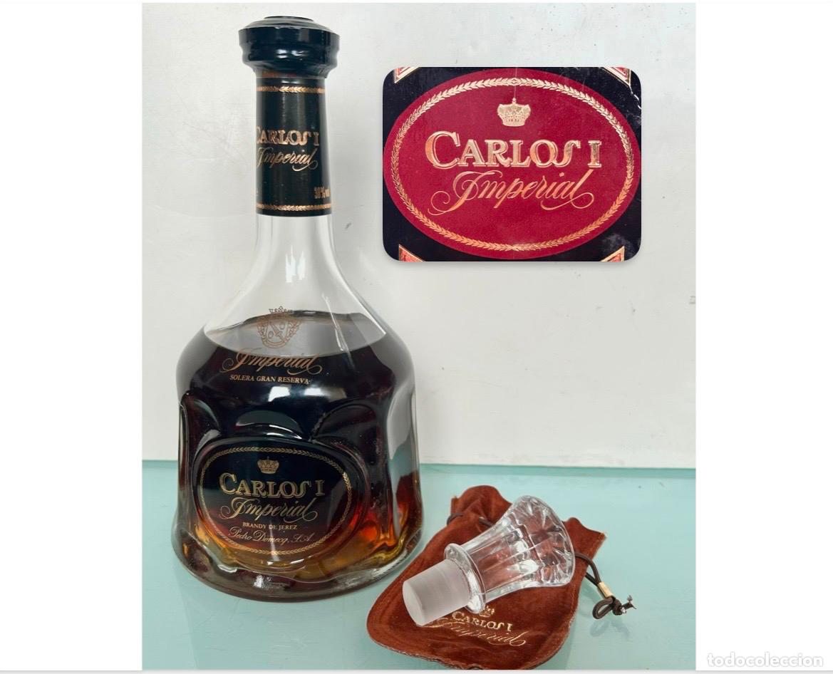 Coleccionismo de vinos y licores: PRECINTADO!! BRANDY CARLOS I IMPERIAL-A&Ntilde;O 1993-SOLERA GRAN RESERVA-CO&Ntilde;AC