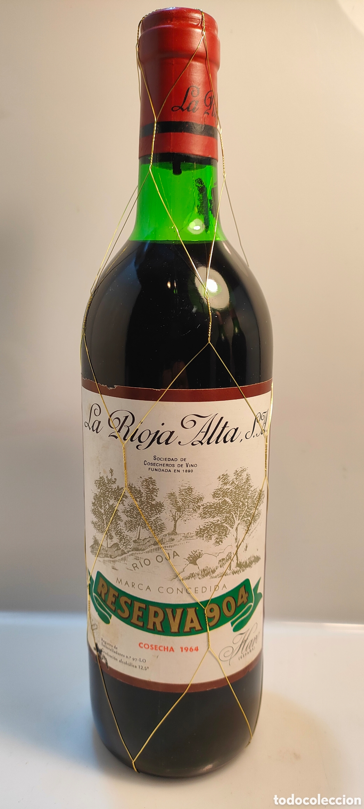 Collectionnisme de vins et liqueurs: 1964 La Rioja Alta Gran Reserva 904 &rdquo; Excelente a&ntilde;ada&rdquo;