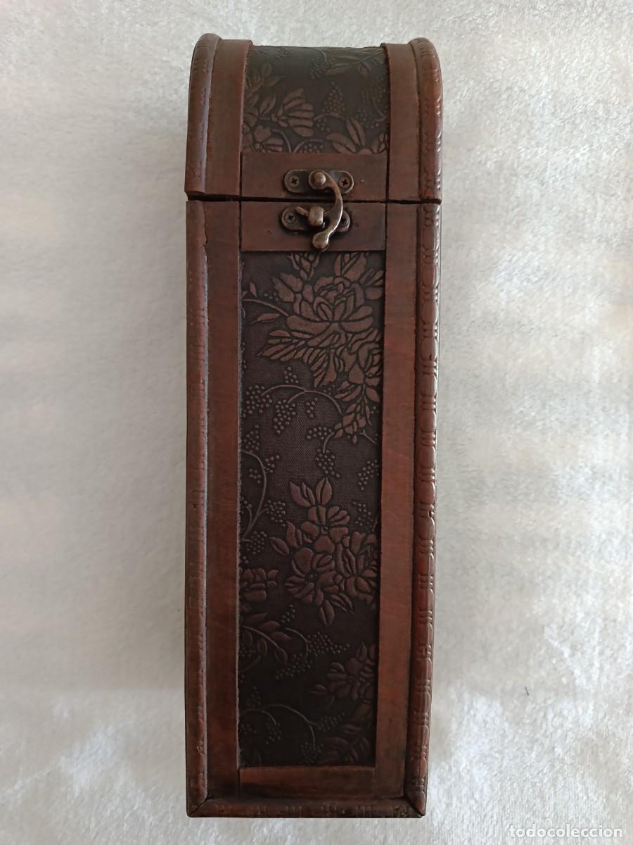 Coleccionismo de vinos y licores: ESTUCHE DE MADERA VINTAGE PARA BITELLA DE VINO