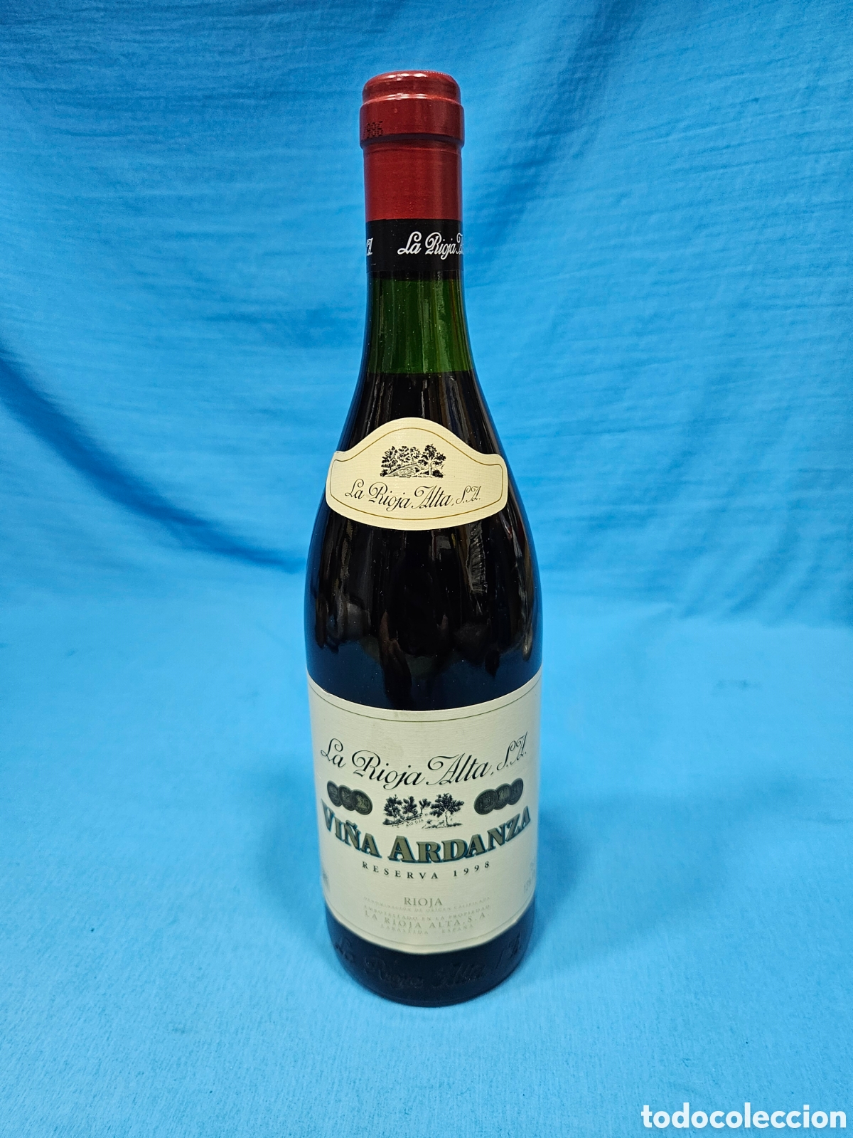 Colecionismo de vinhos e licores: BOTELLA DE VINO. LA RIOJA ALTA. VI&Ntilde;A ARDANZA. RESERVA 1998. 75CL