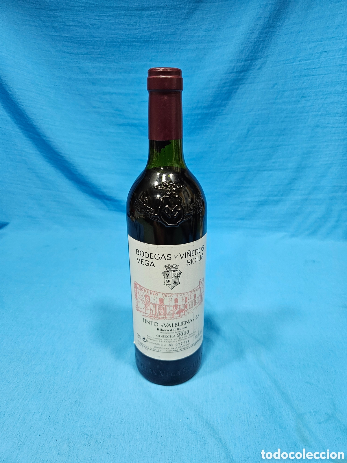 Colecionismo de vinhos e licores: BOTELLA VINO TINTO. BODEGAS Y VI&Ntilde;EDOS VEGA SICILIA. TINTO VALBUENA 5. RIBERA DEL DUERO. COSECHA 2000