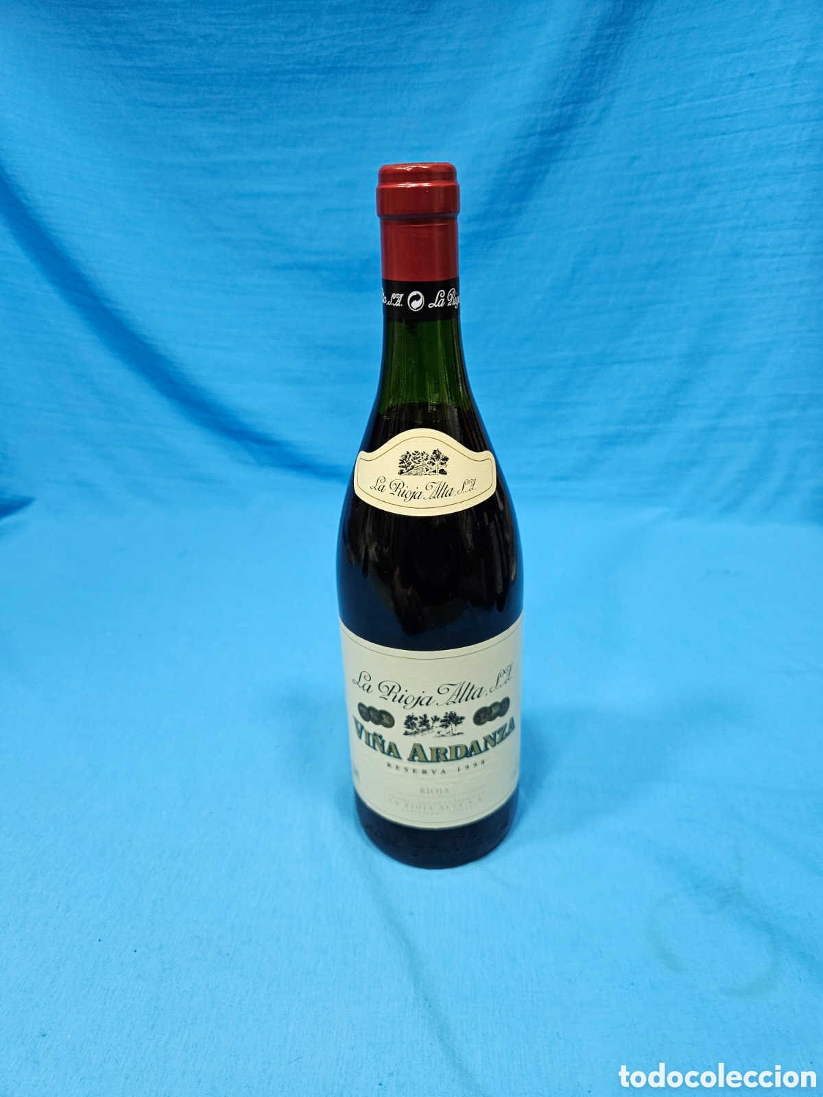 Colecionismo de vinhos e licores: BOTELLA VINO TINTO. LA RIOJA ALTA. VI&Ntilde;A ARDANZA. RESERVA 1998. RIOJA. 75 CL
