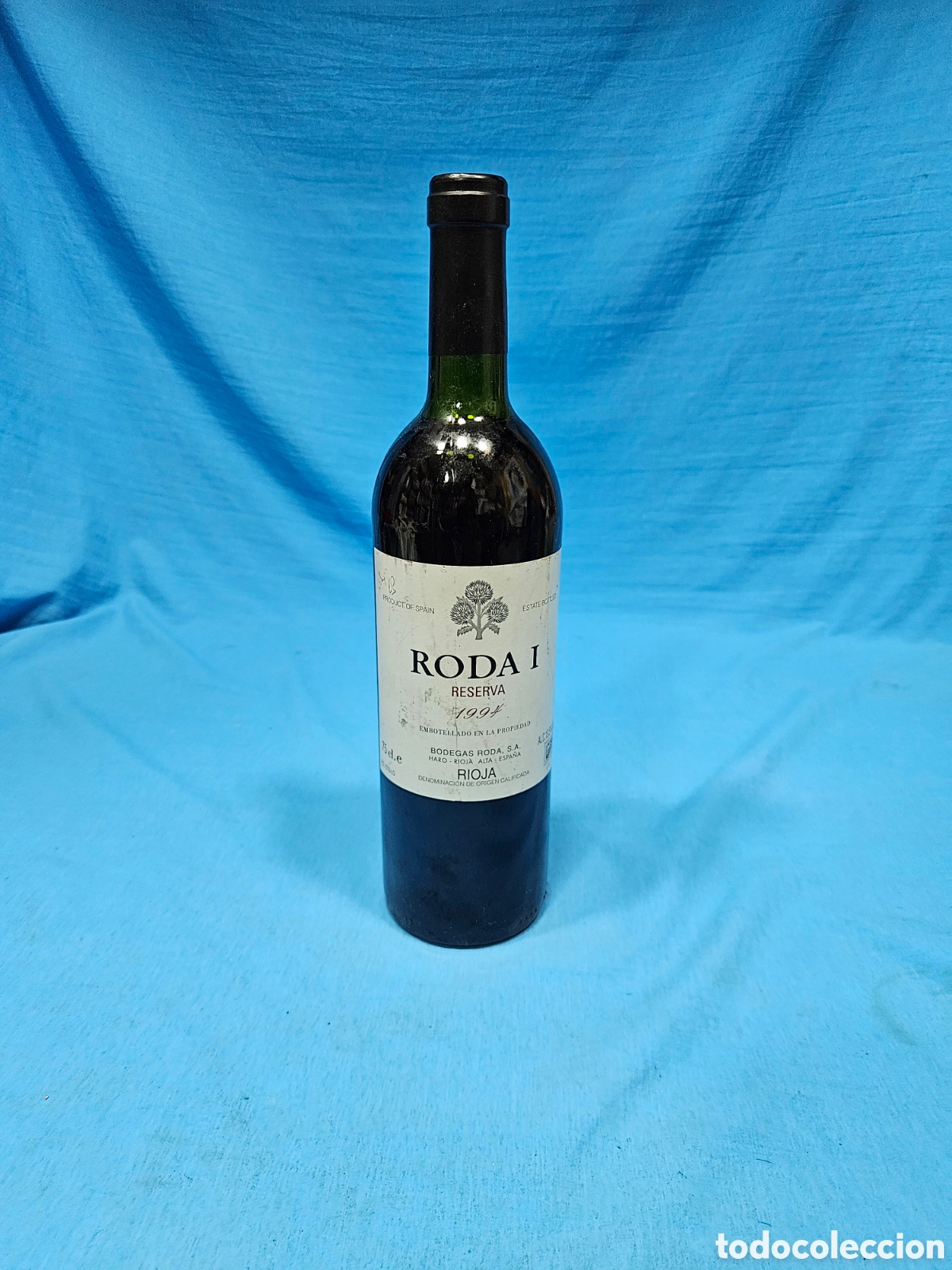 Colecionismo de vinhos e licores: BOTELLA VINO TINTO. RODA I RESERVA 1994. RIOJA. 75 CL.
