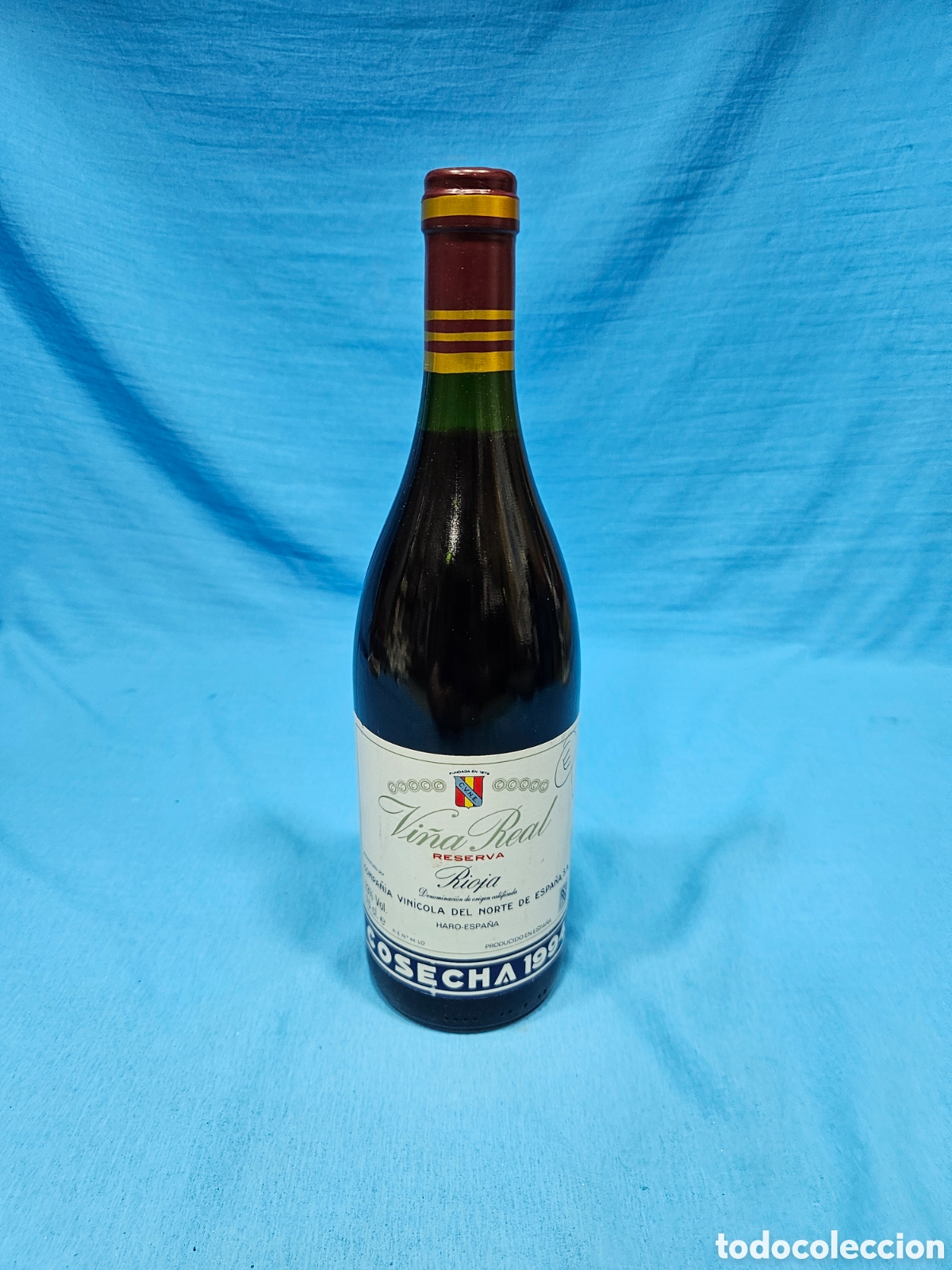 Coleccionismo de vinos y licores: BOTELLA VINO TINTO VI&Ntilde;A REAL. RESERVA 1994. RIOJA. 75 CL.