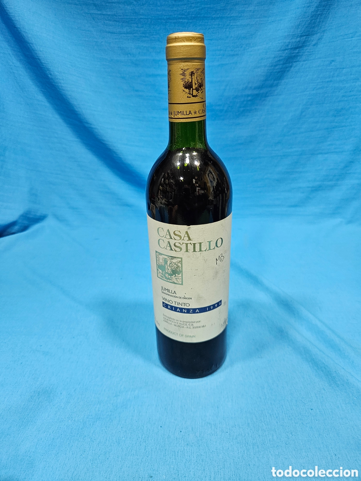 Collection of wines and liquors: BOTELLA VINO TINTO. CASA CASTILLO. CRIANZA 1996. JUMILLA