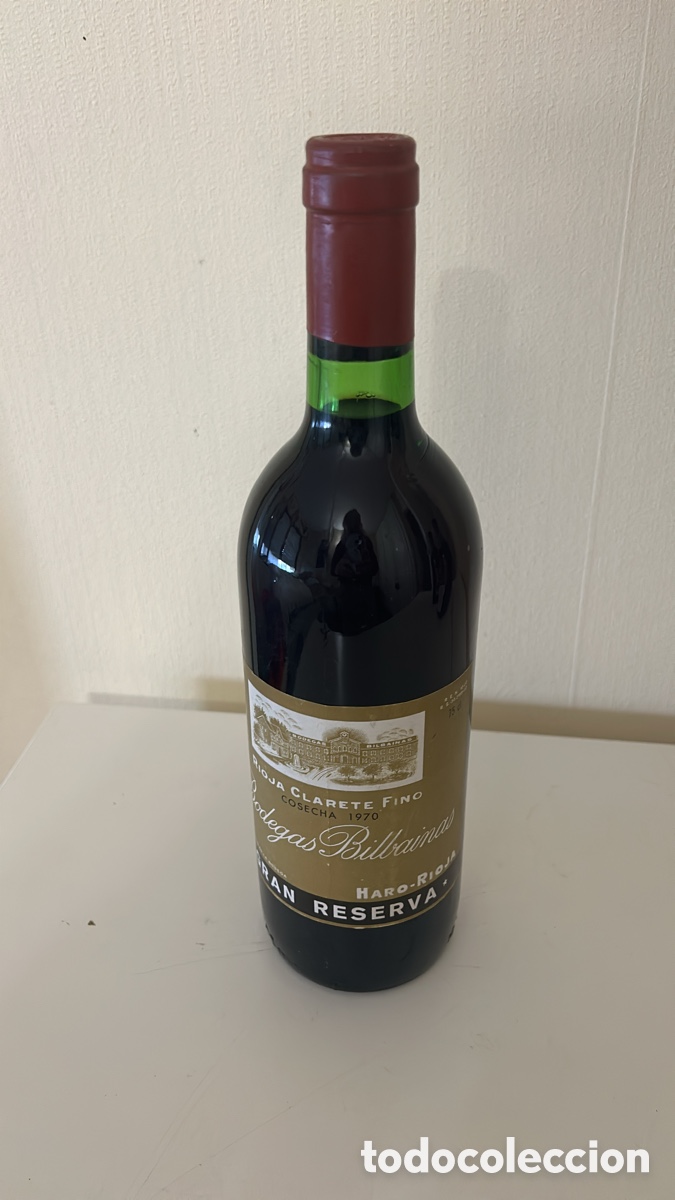 Coleccionismo de vinos y licores: M&iacute;tico Rioja Clarete Fino Gran Reserva 1970 - Bodegas Bilba&iacute;nas (Haro) -
