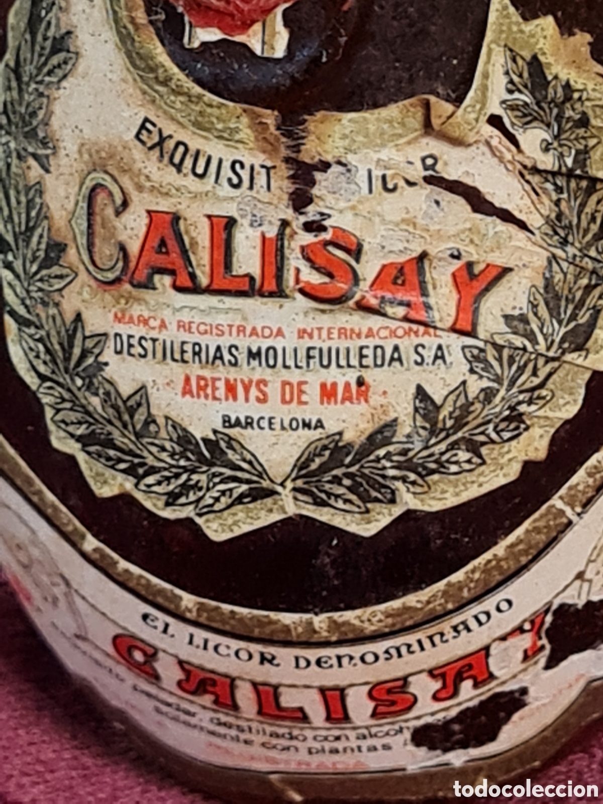 Collectionnisme de vins et liqueurs: 3 botellines de Calisay
