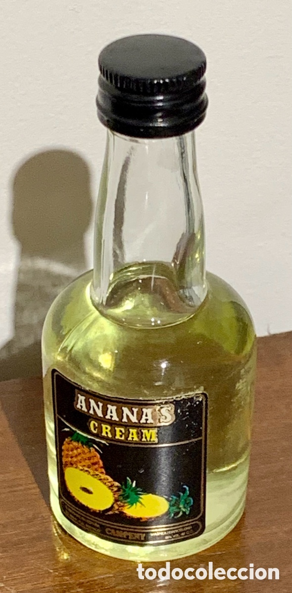 Coleccionismo de vinos y licores: Botella. Mini botella. Ananas Cream. Campeny. Barcelona. A&ntilde;os 80.