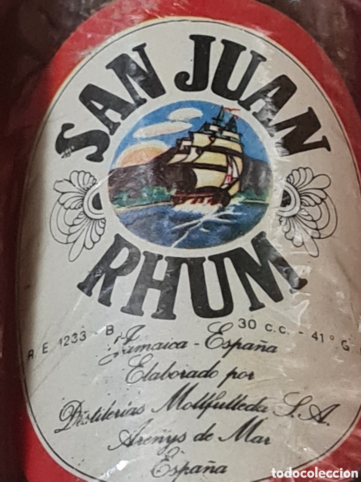 Coleccionismo de vinos y licores: SAN JUAN RHUM botellin