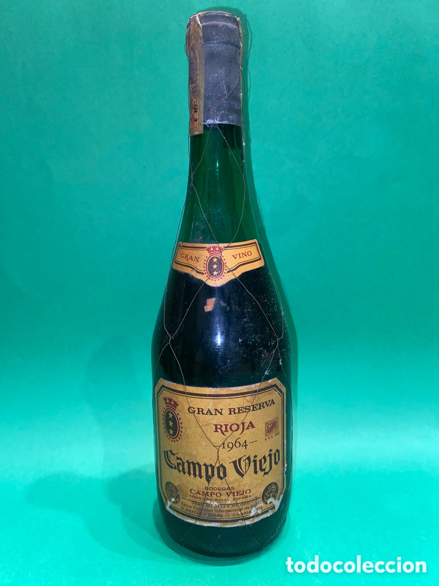 Coleccionismo de vinos y licores: VINO CAMPO VIEJO GRAN RESERVA RIOJA. 1964. PRECINTADO