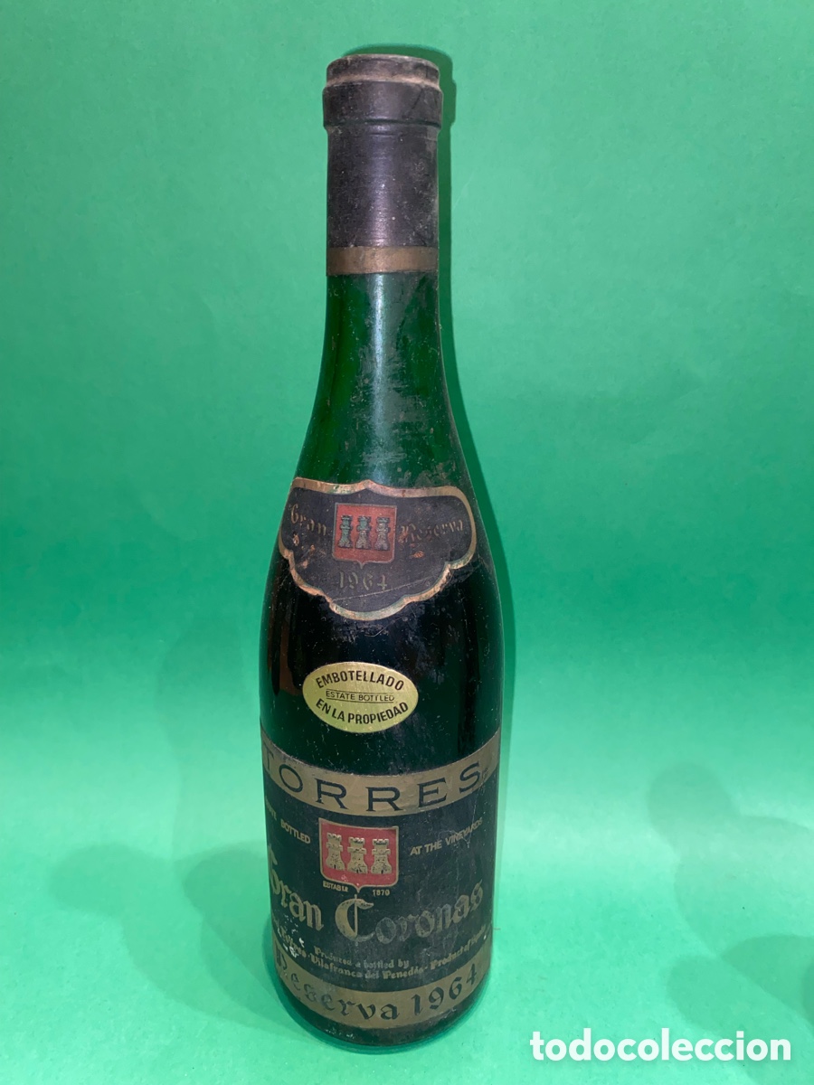 Coleccionismo de vinos y licores: TORRES -GRAN CORONAS- Reserva 1964.